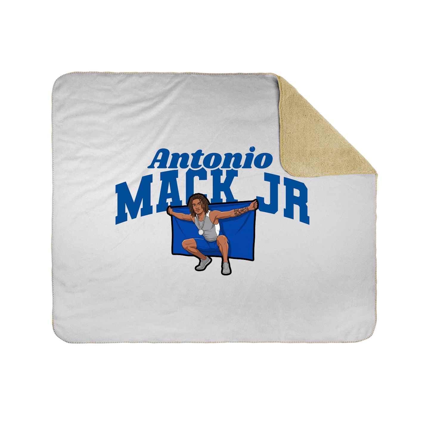 Throw Blanket — Signature Arch in White