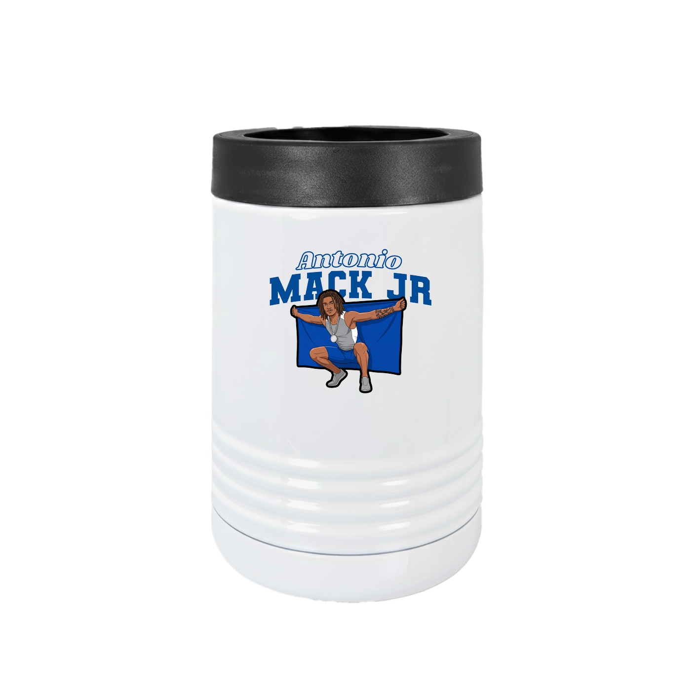 Beverage Holder — Name Arch in White
