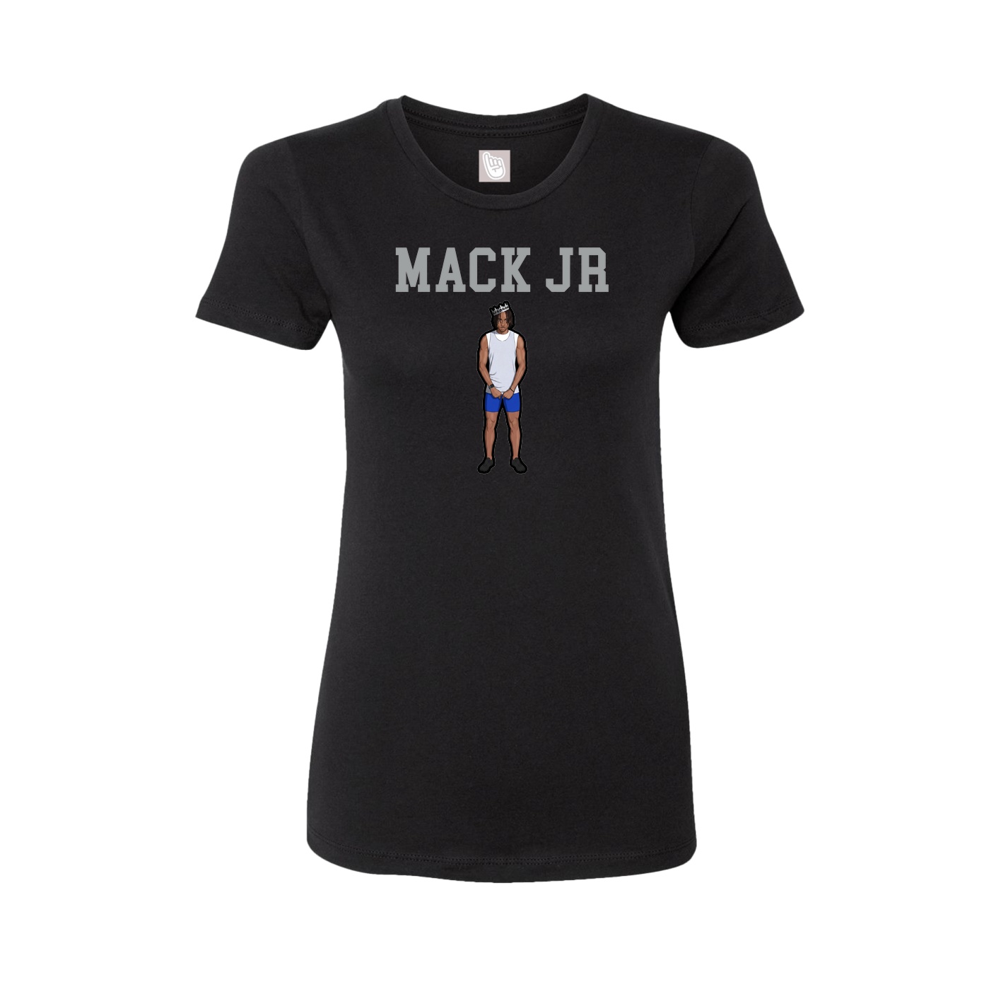 Fitted Women's Tee — Shirsey in Black