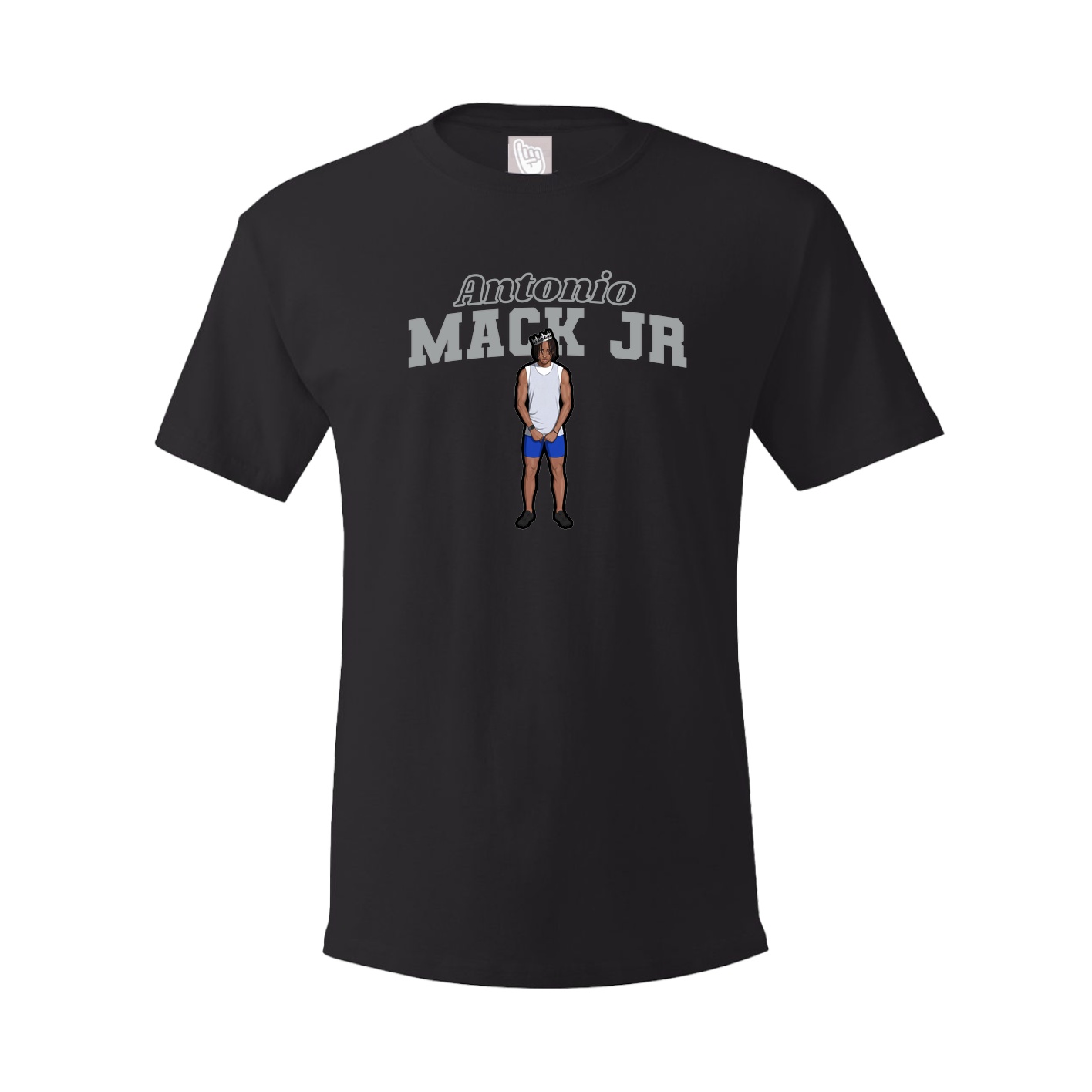 Youth Tee — Name Arch in Black