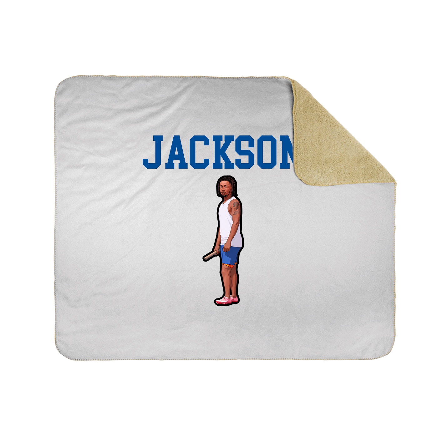 Throw Blanket — Shirsey in White