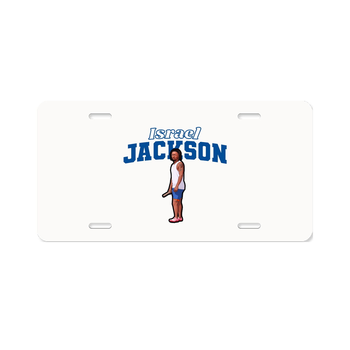 License Plate — Name Arch in Classic
