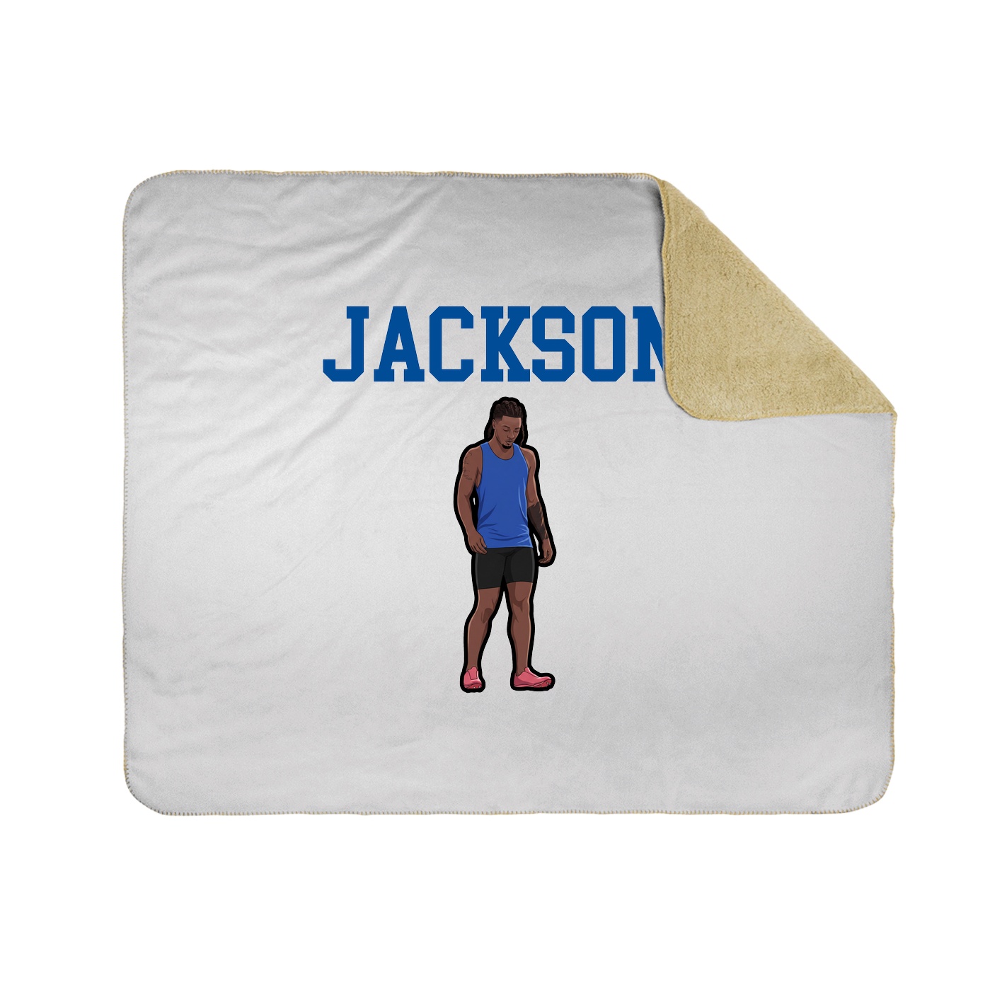 Throw Blanket — Shirsey in White