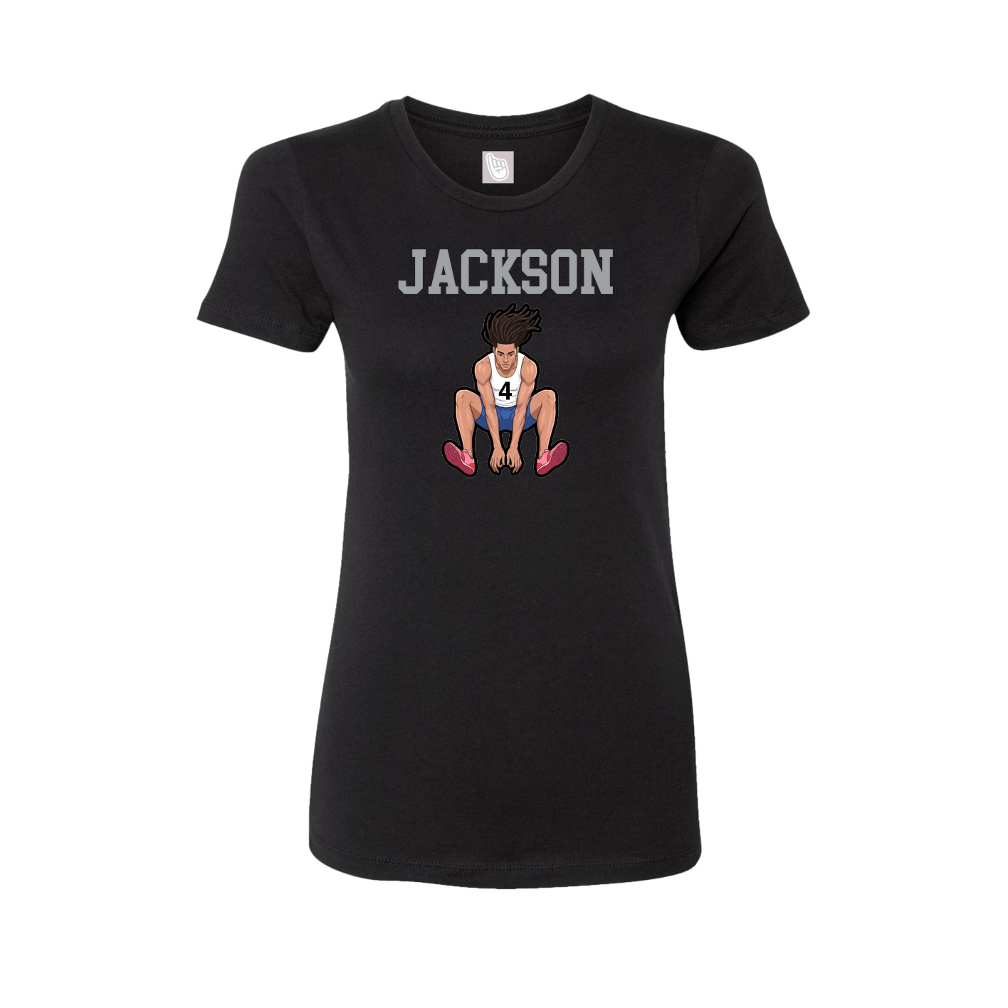 Fitted Women's Tee — Shirsey in Black