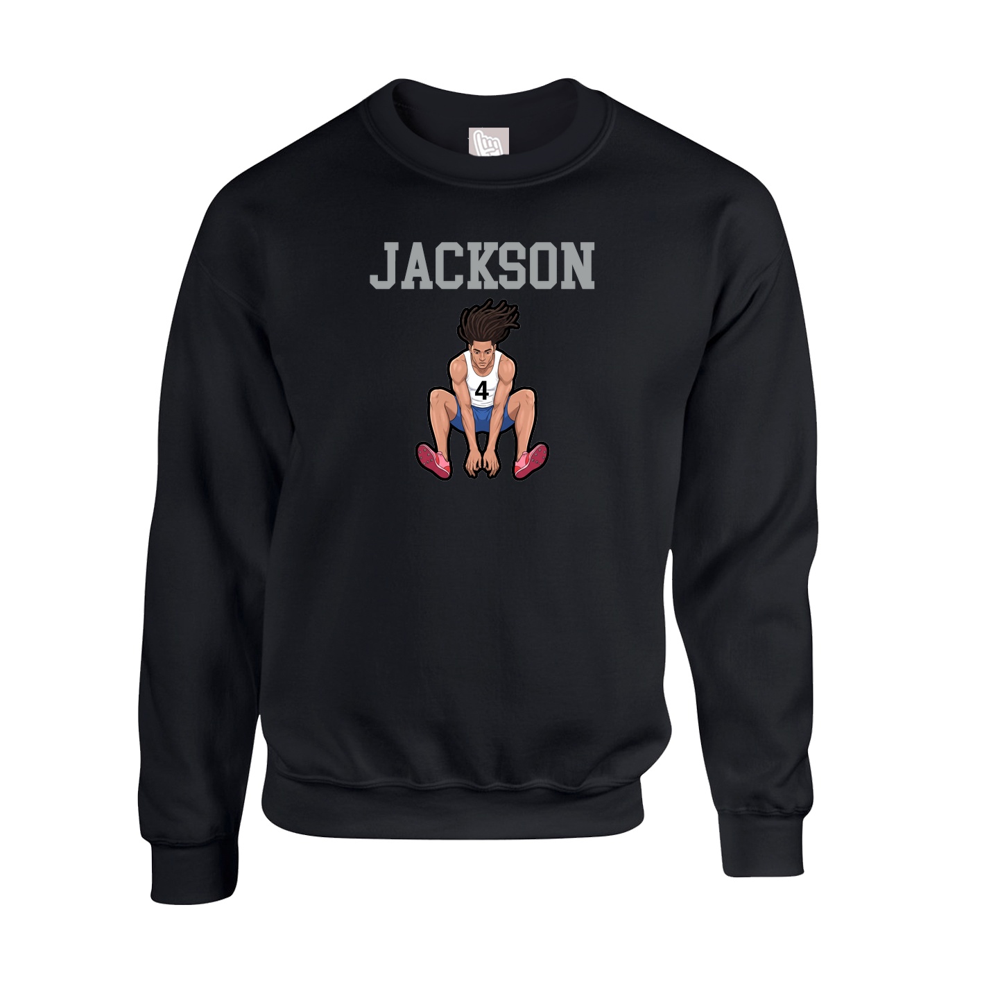 Fleece Crew — Shirsey in Black