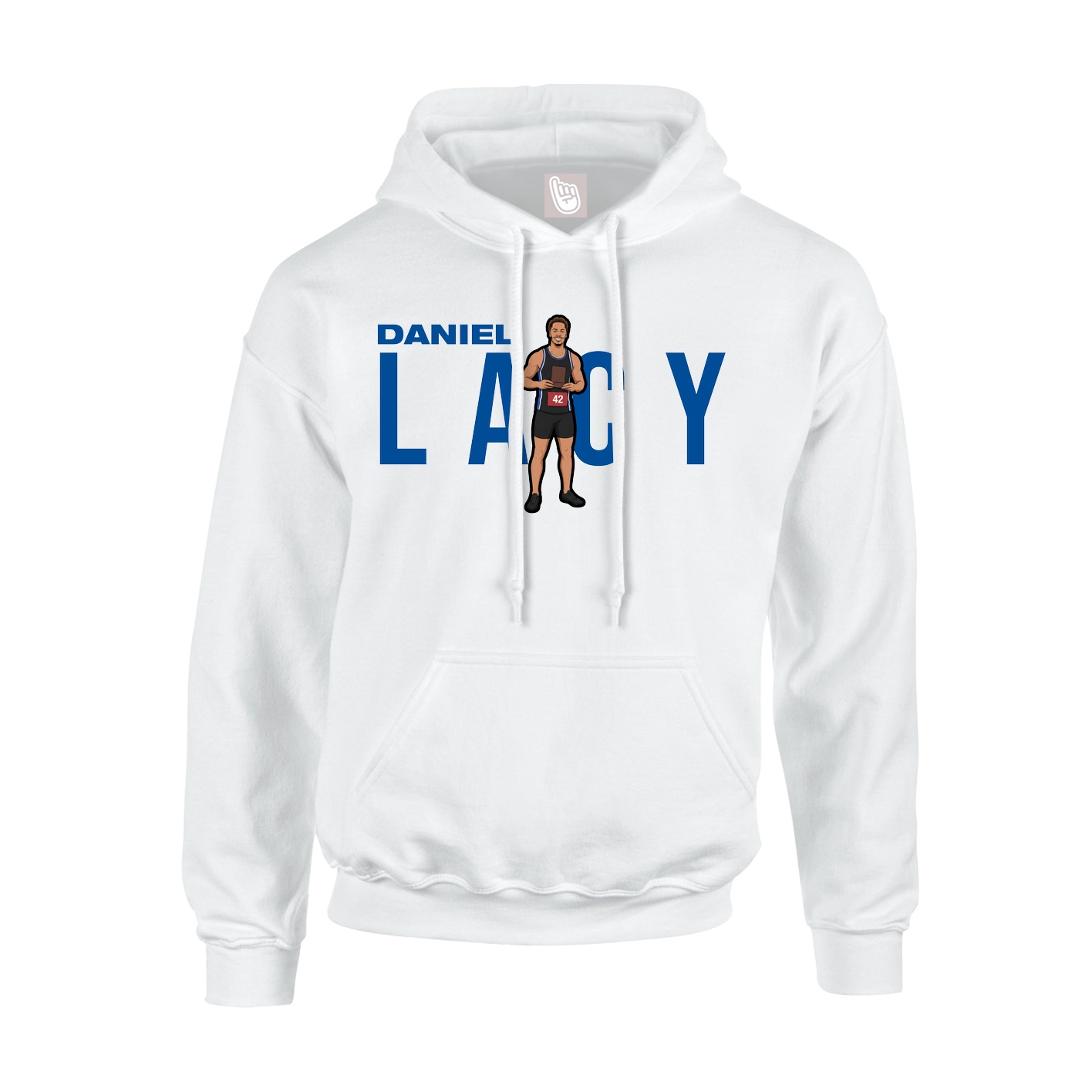 Youth Hoodie — Player Name in White