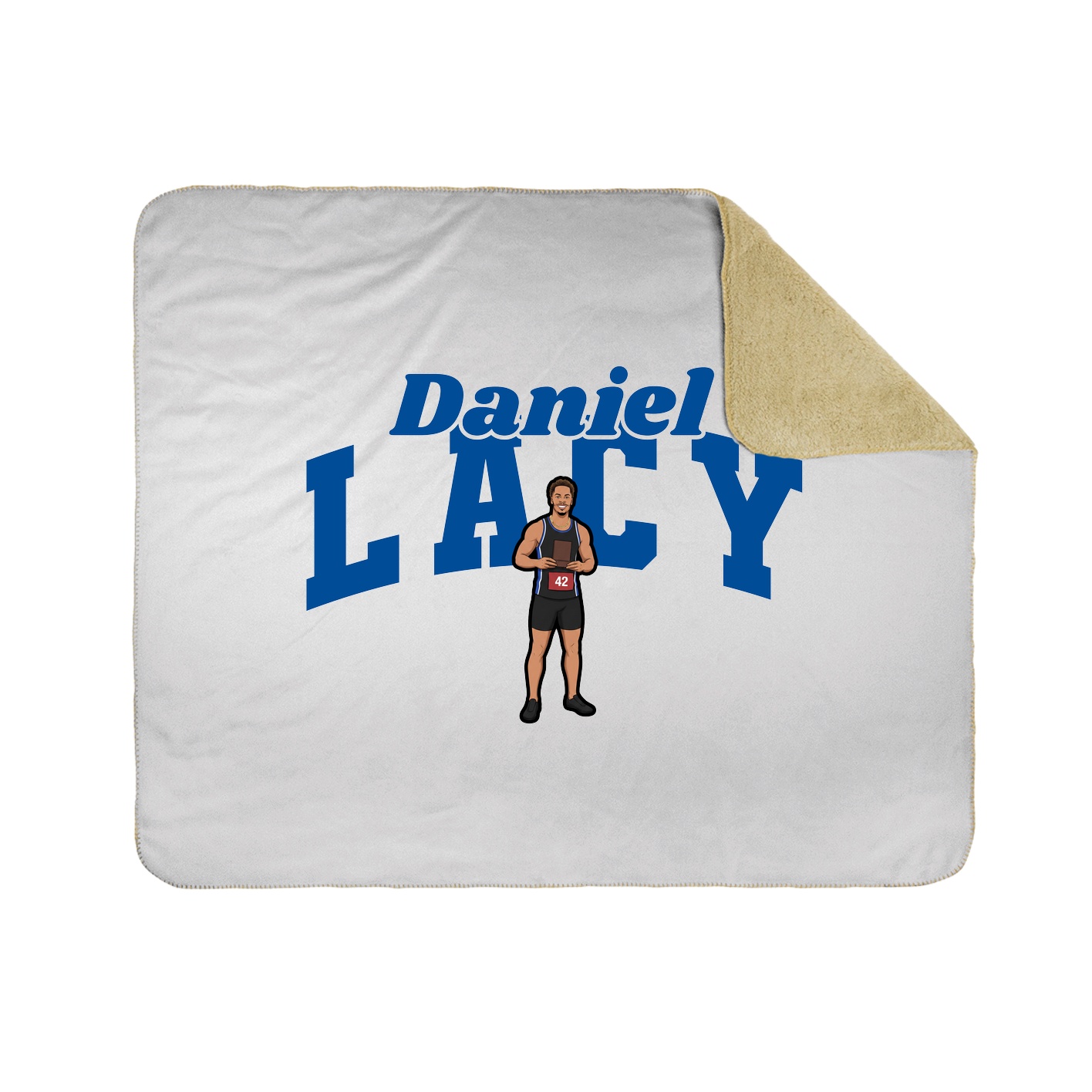 Throw Blanket — Signature Arch in White