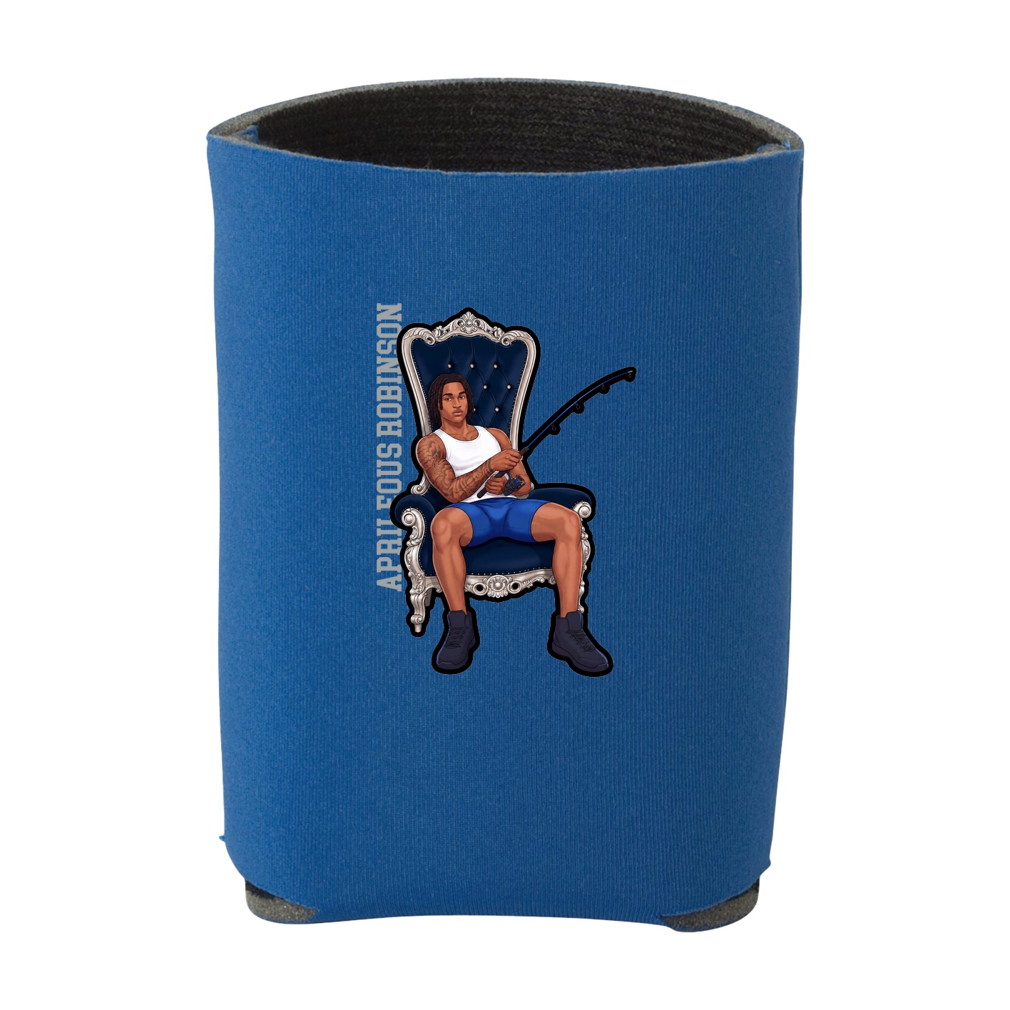 Can Holder — Name Vertical in Royal
