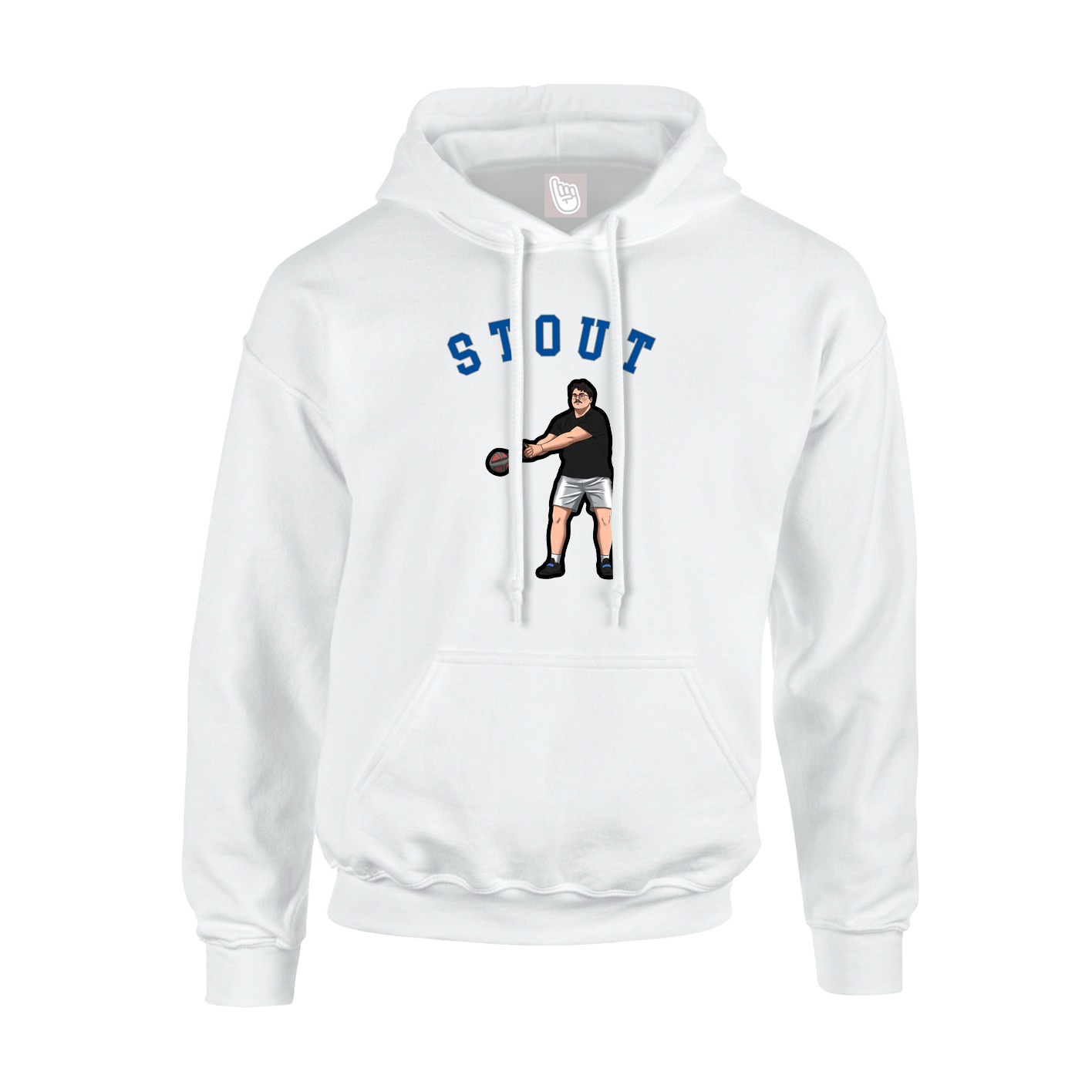 Hoodie — Shirsey Arch in White