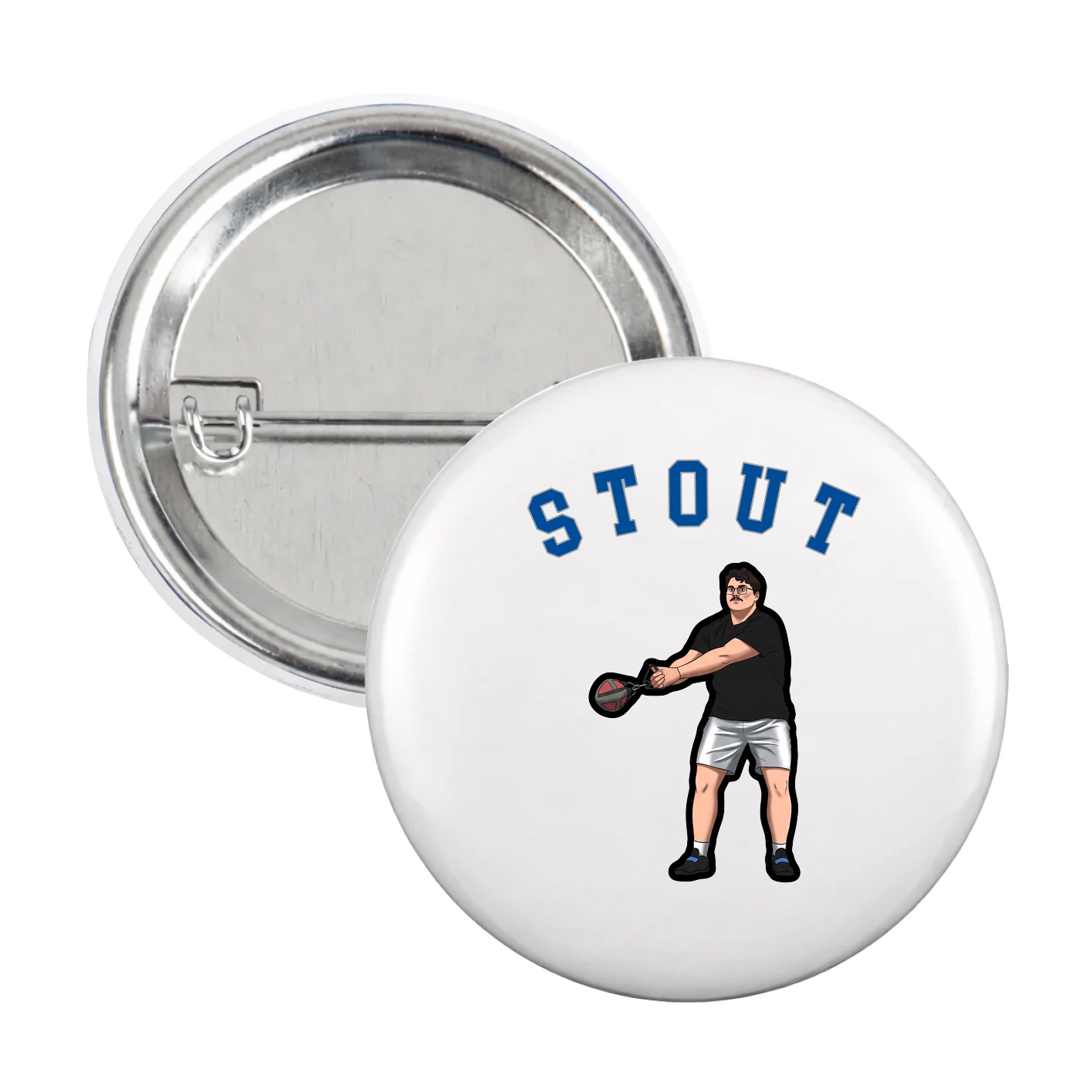 Game Day Button — Shirsey Arch in White