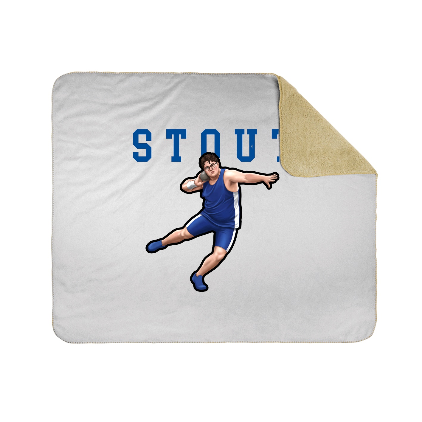 Throw Blanket — Shirsey in White