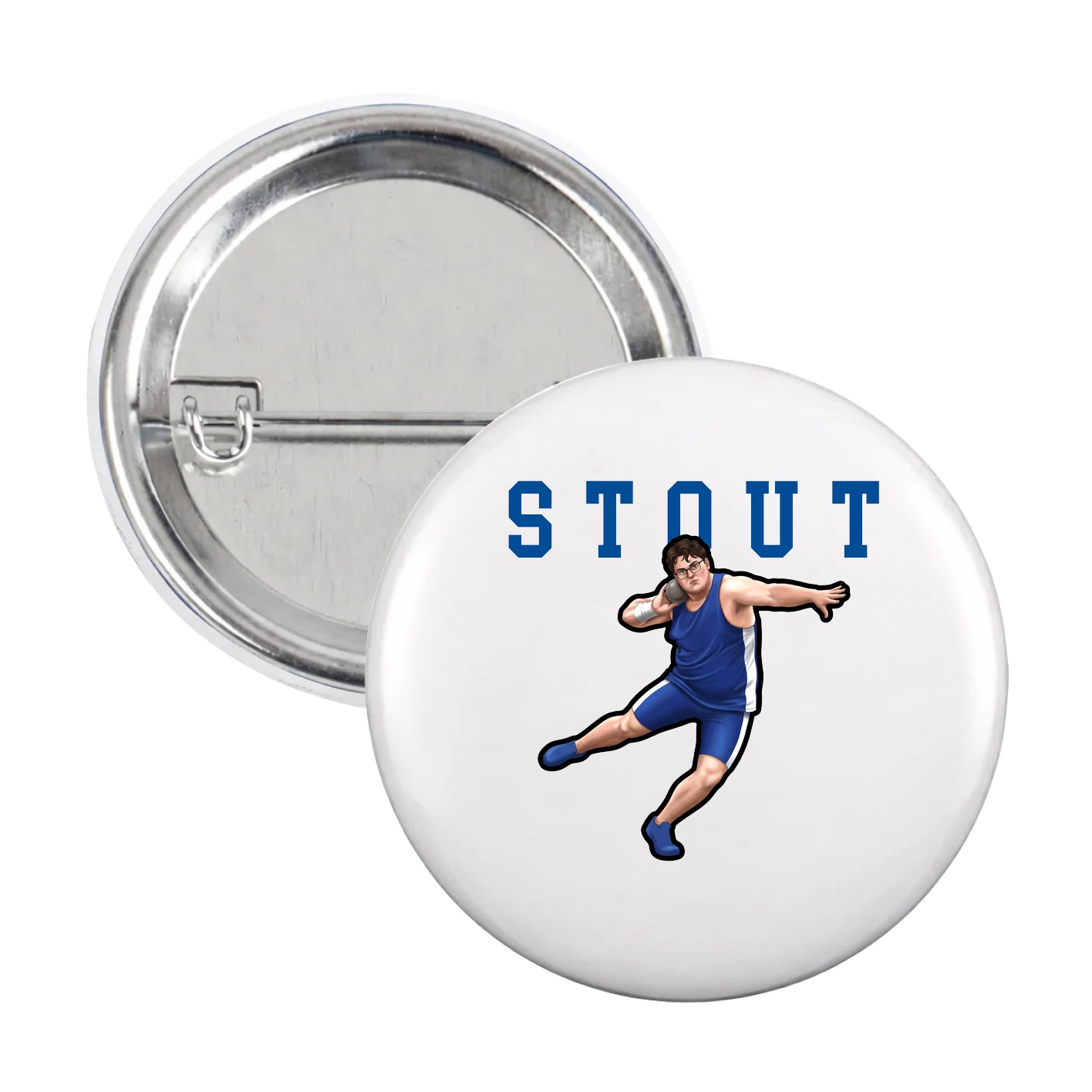 Game Day Button — Shirsey in White