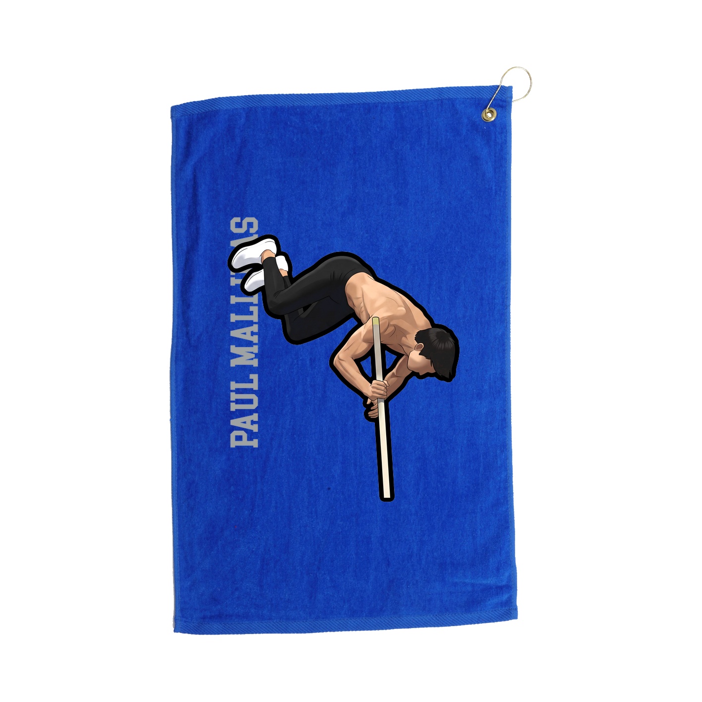 Golf Towel — Name Vertical in Royal