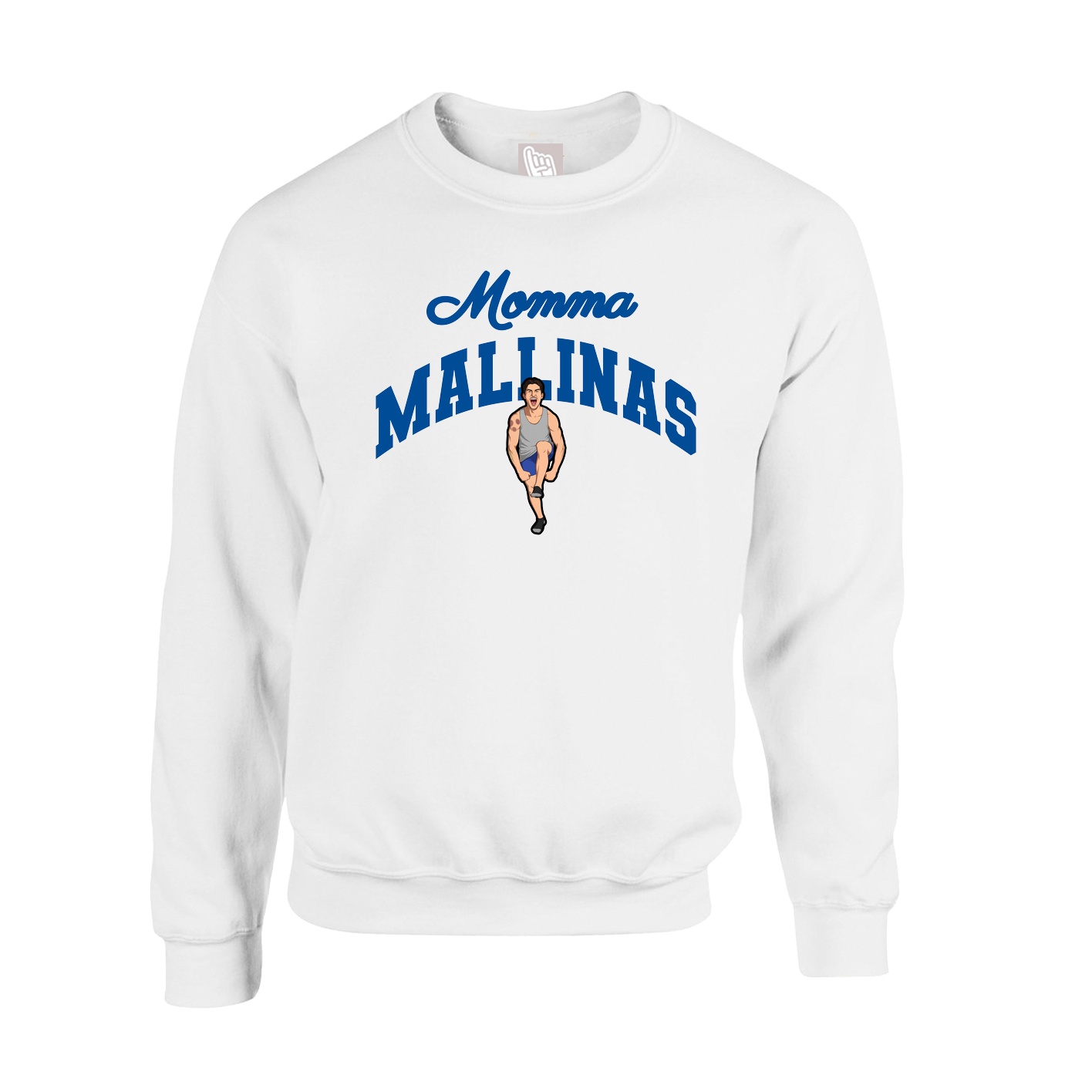 Fleece Crew — Mothers Day Arch in White