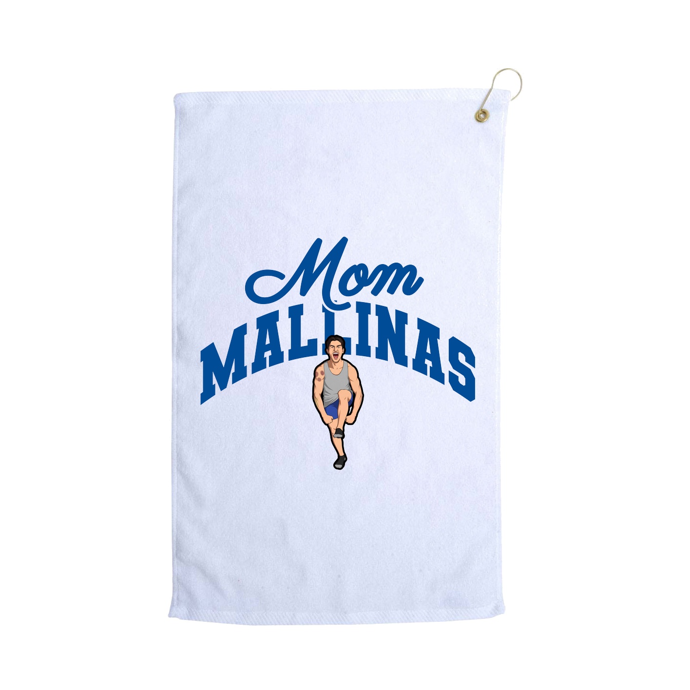 Golf Towel — Mothers Day Arch in White