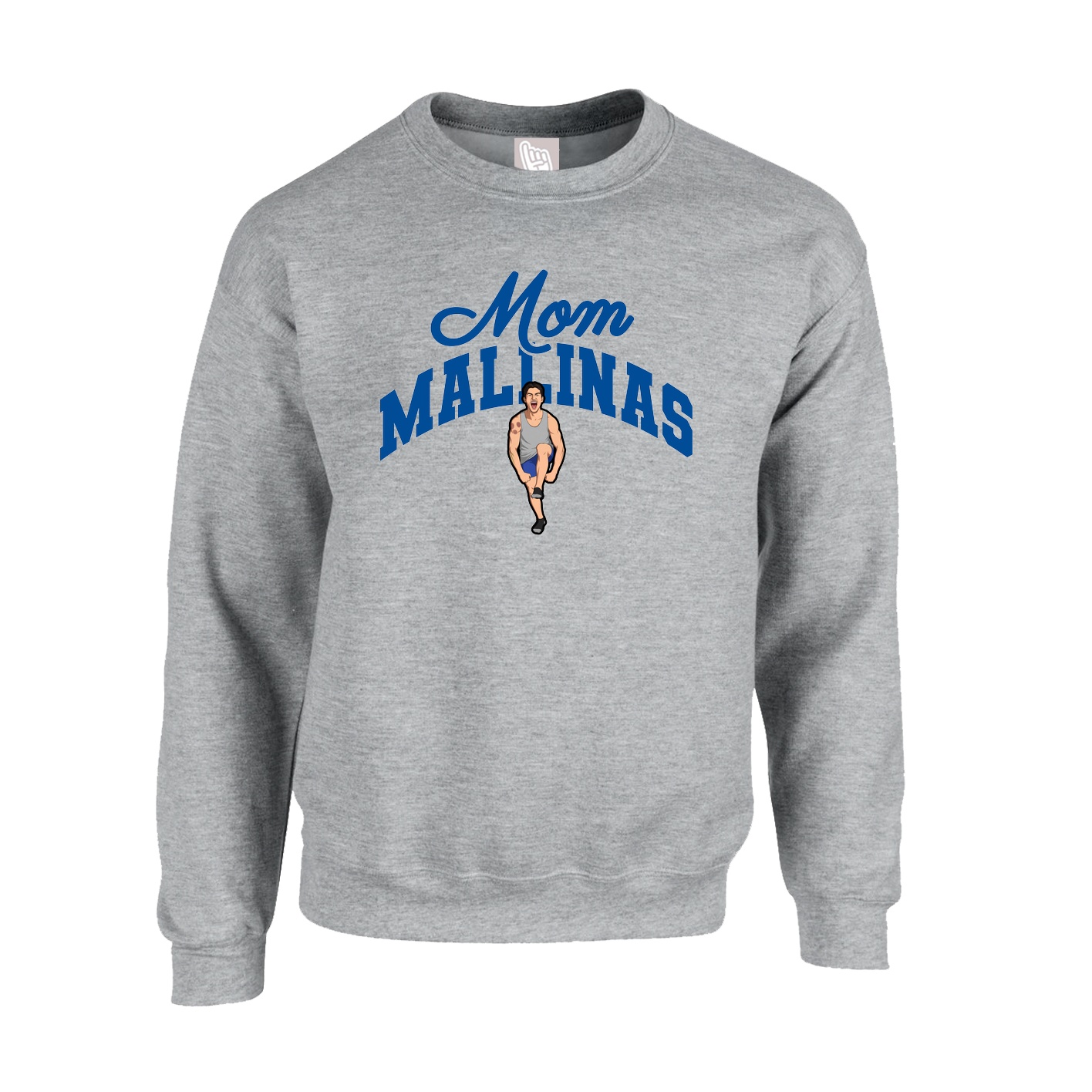 Fleece Crew — Mothers Day Arch in Grey