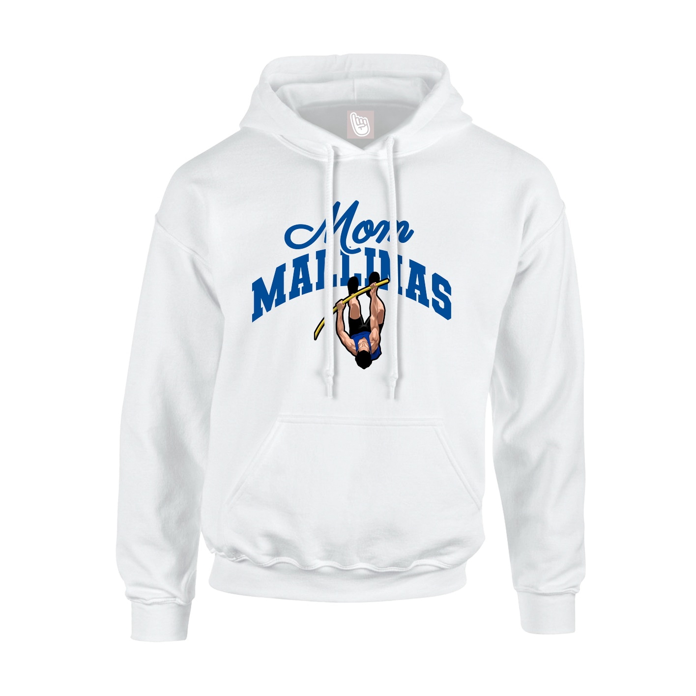 Youth Hoodie — Mothers Day Arch in White