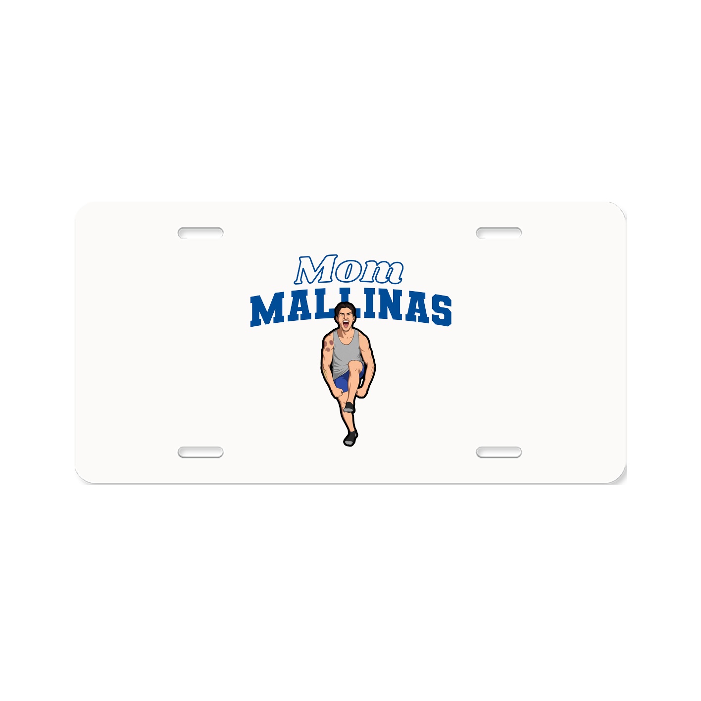 License Plate — Mothers Day Block in Classic