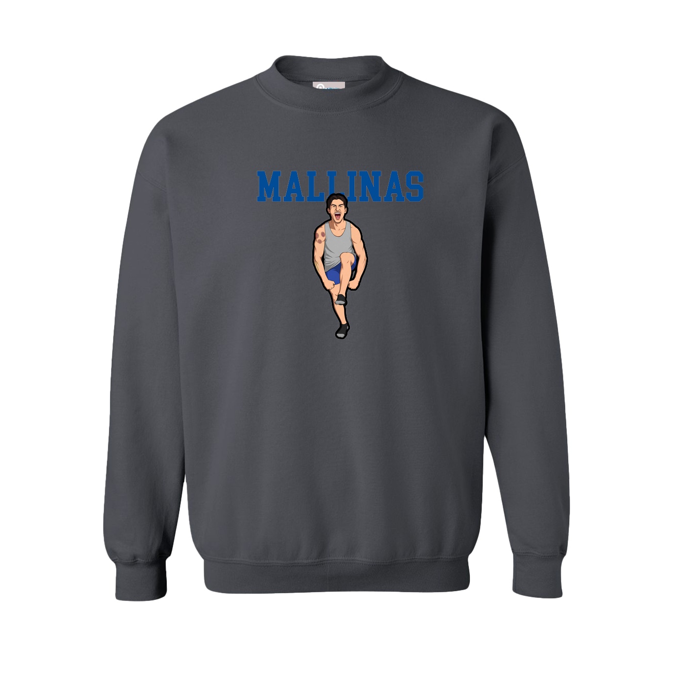Fleece Crew — Shirsey in Grey