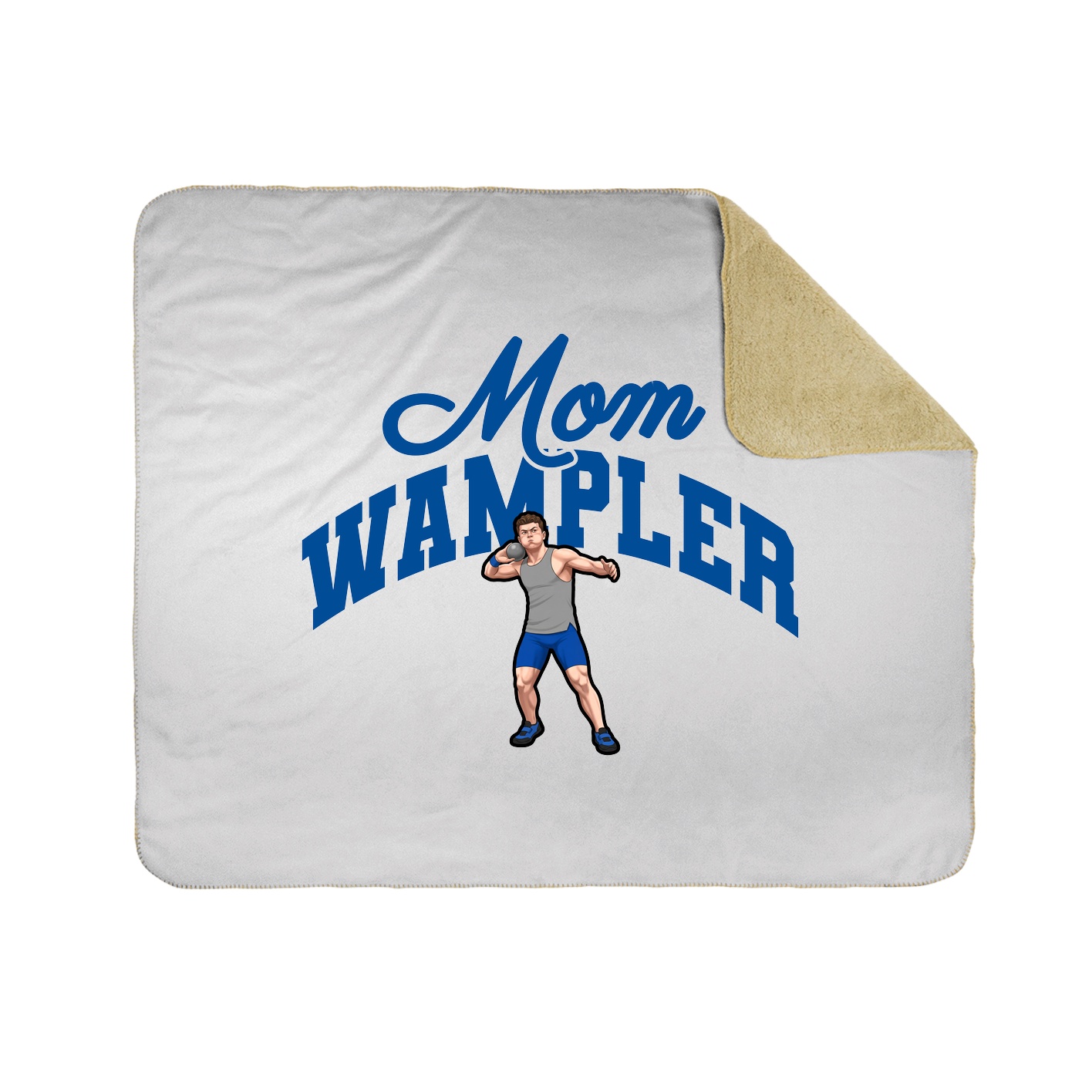 Throw Blanket — Mothers Day Arch in White