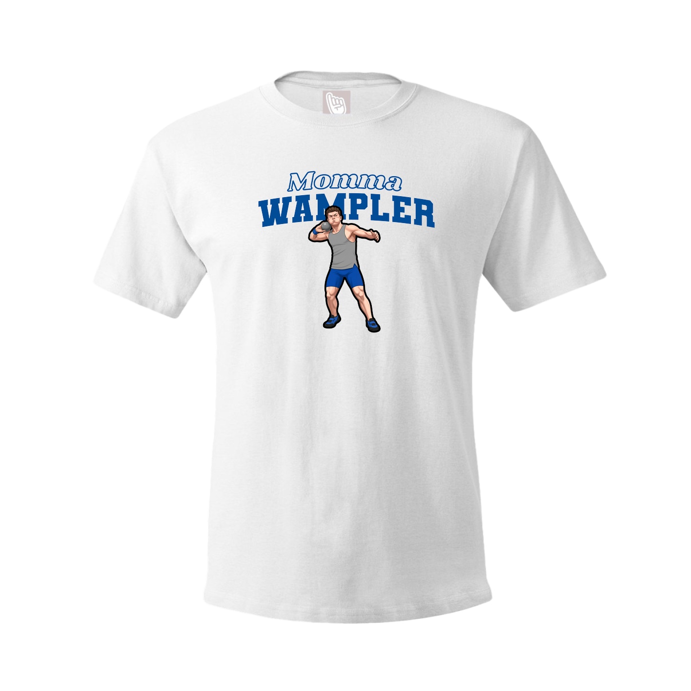 Youth Tee — Mothers Day Block in White