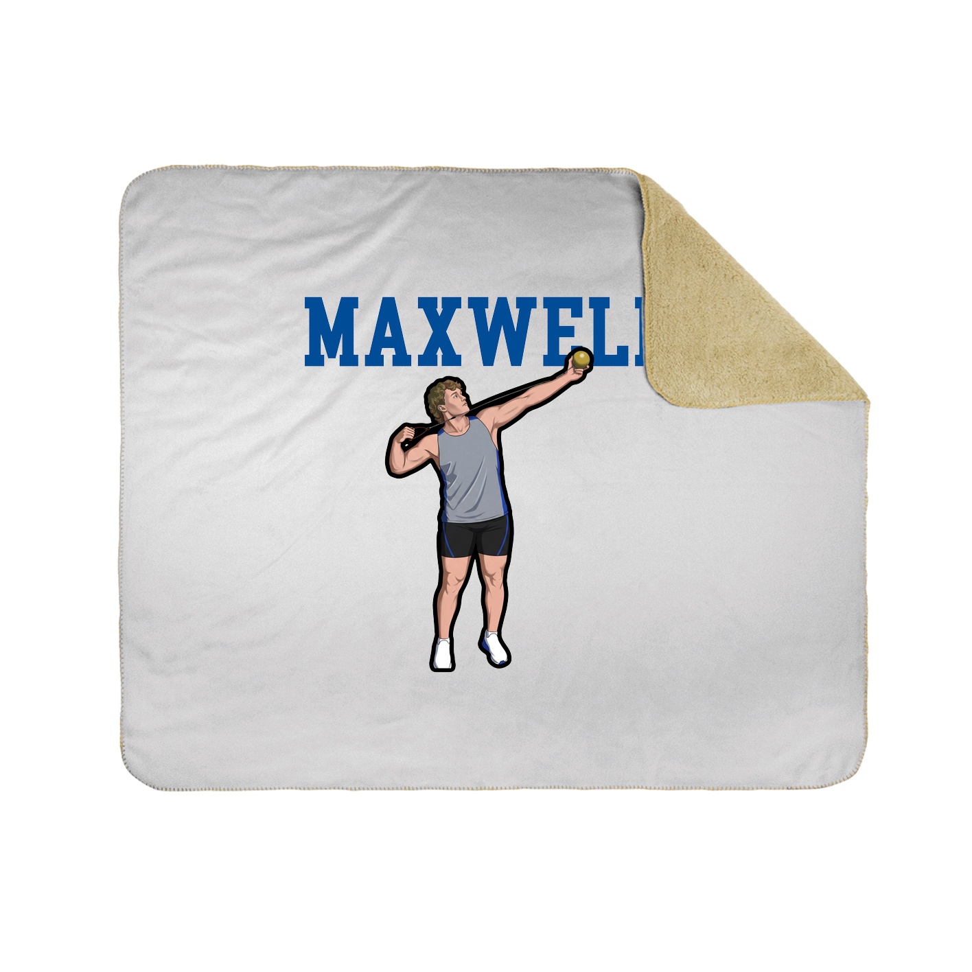 Throw Blanket — Shirsey in White