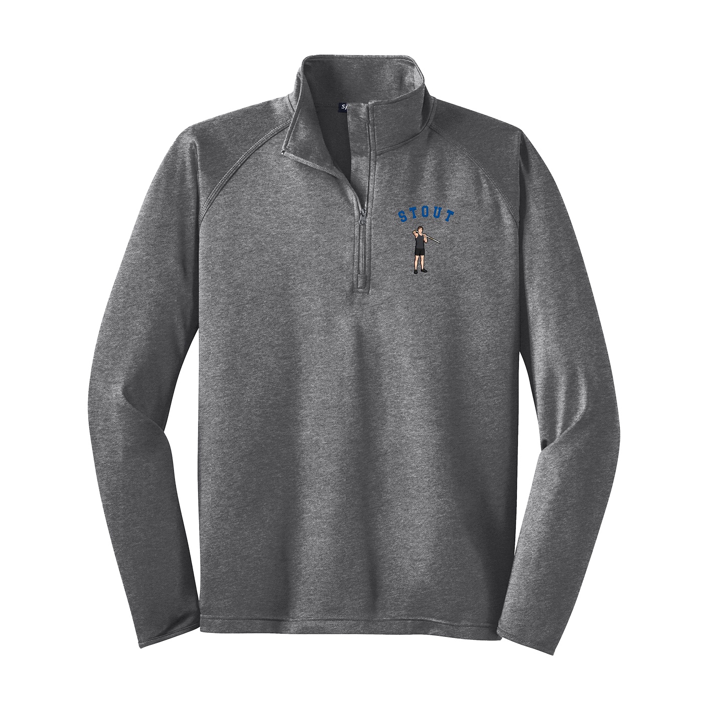 Q-Zip Pullover — Shirsey Arch in Grey