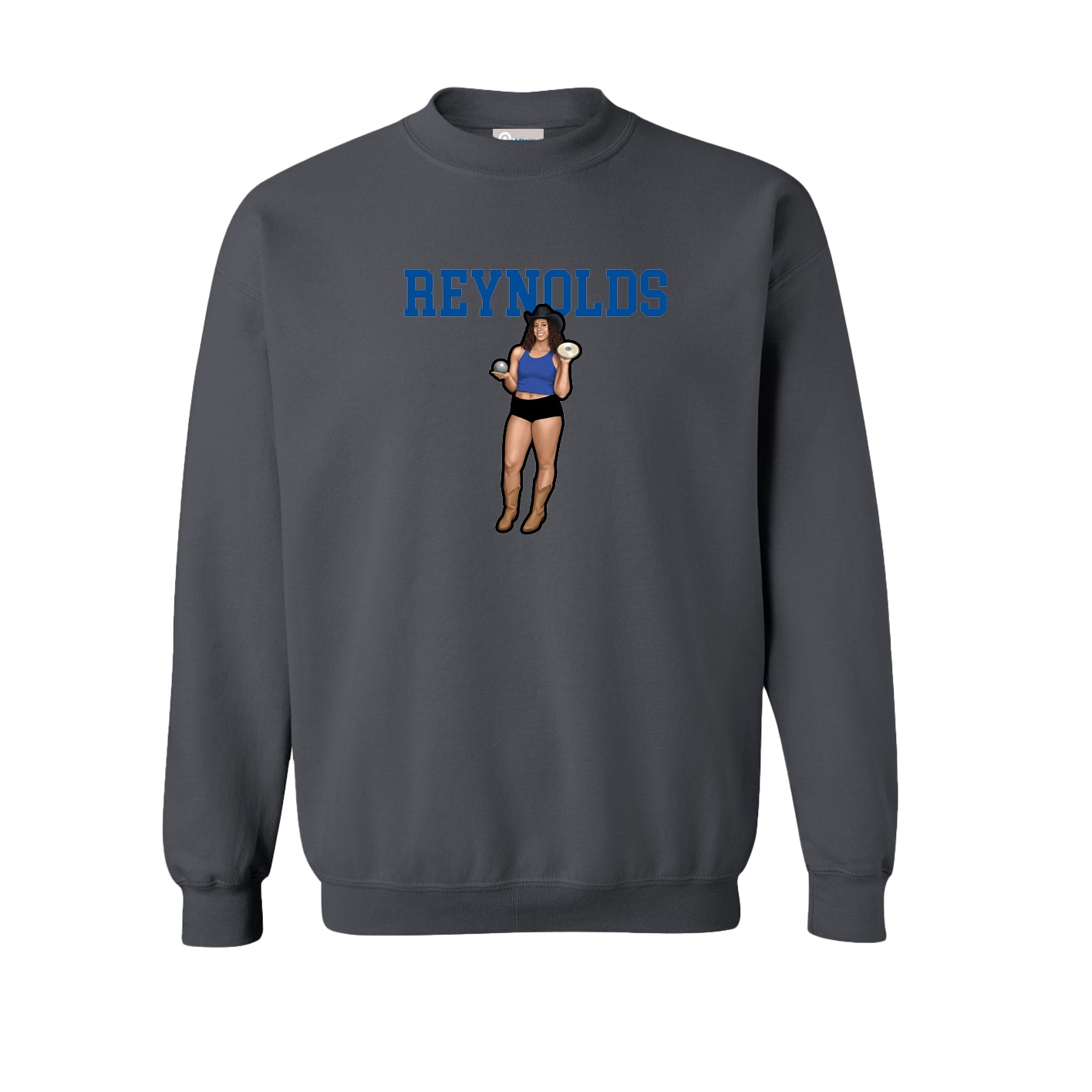 Fleece Crew — Shirsey in Grey