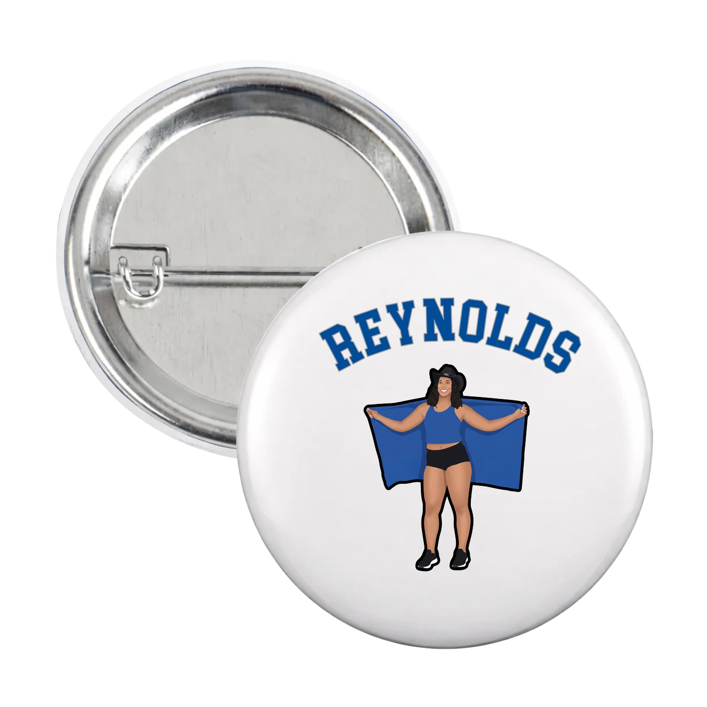 Game Day Button — Shirsey Arch in White