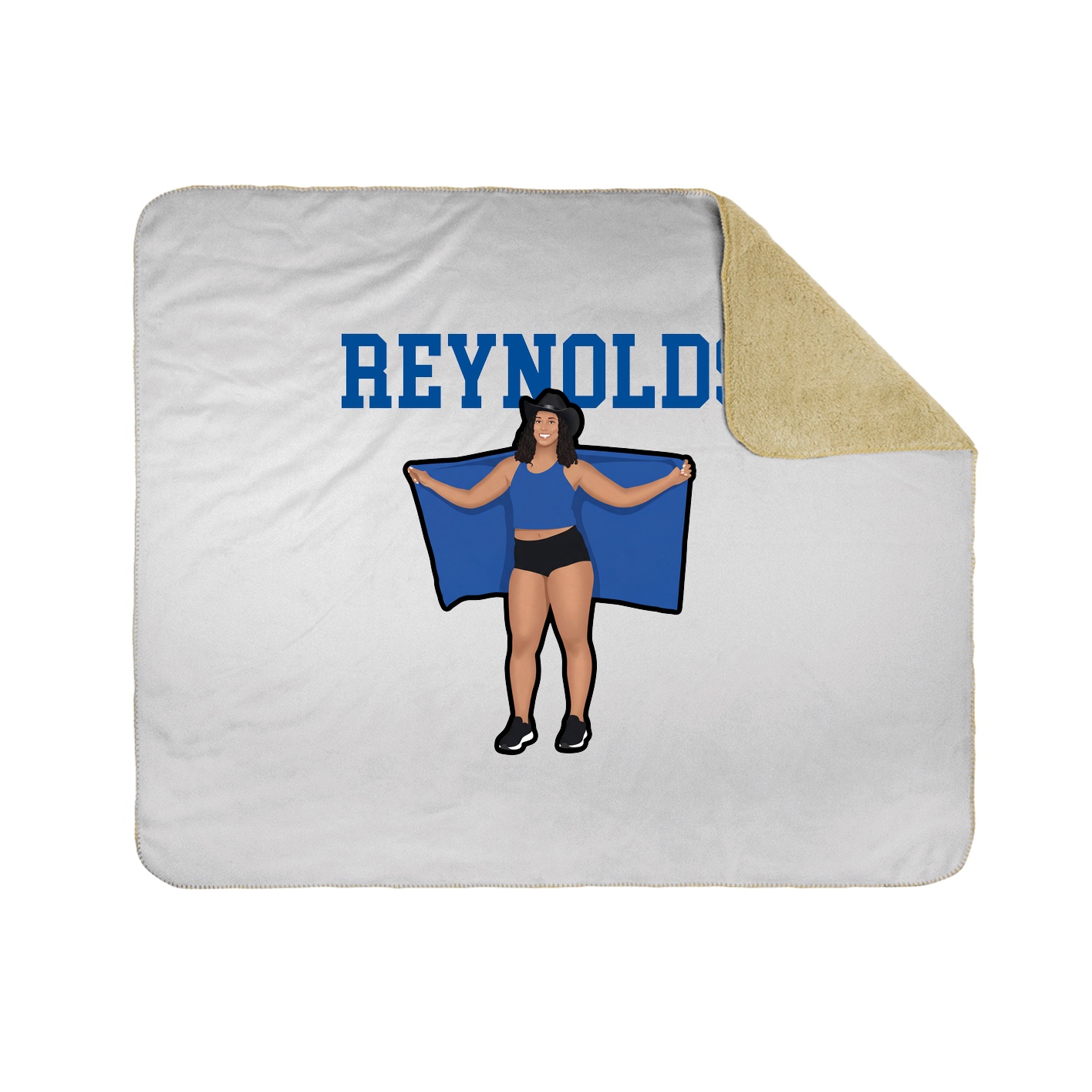 Throw Blanket — Shirsey in White