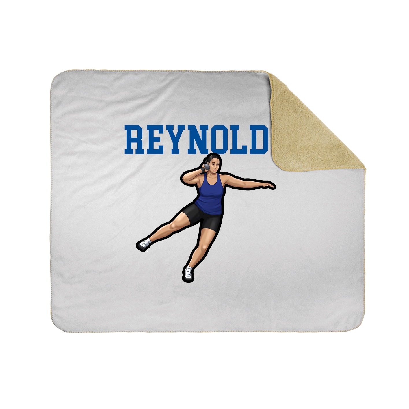 Throw Blanket — Shirsey in White