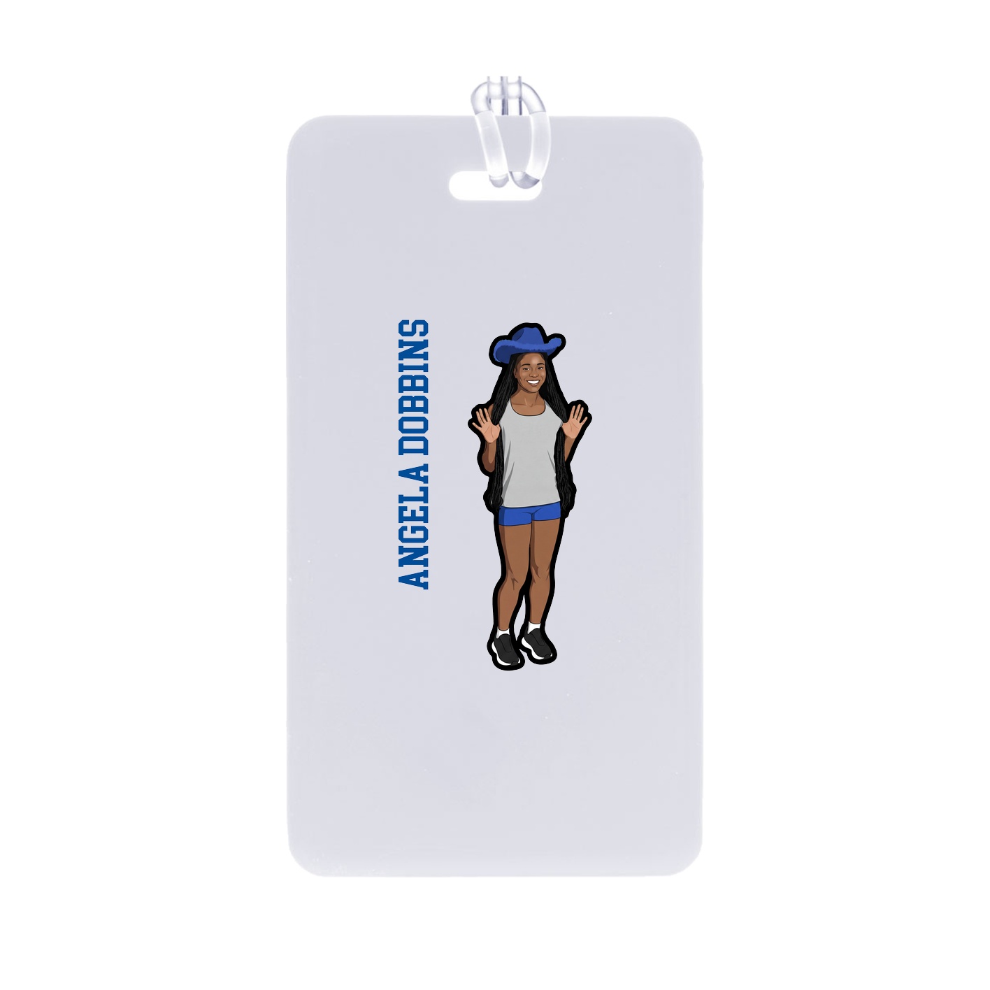 Bag Tag — Name Vertical in Classic