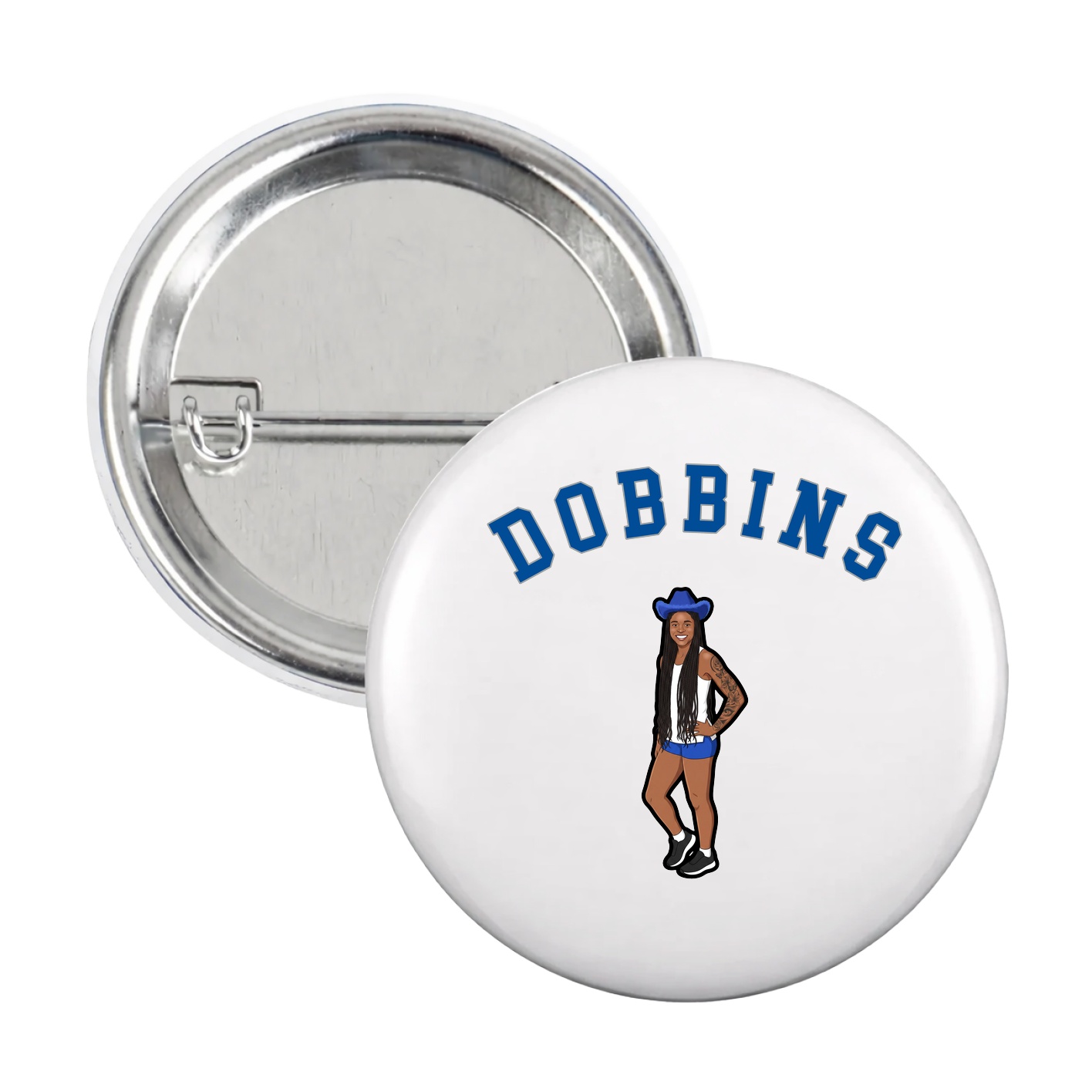 Game Day Button — Shirsey Arch in White