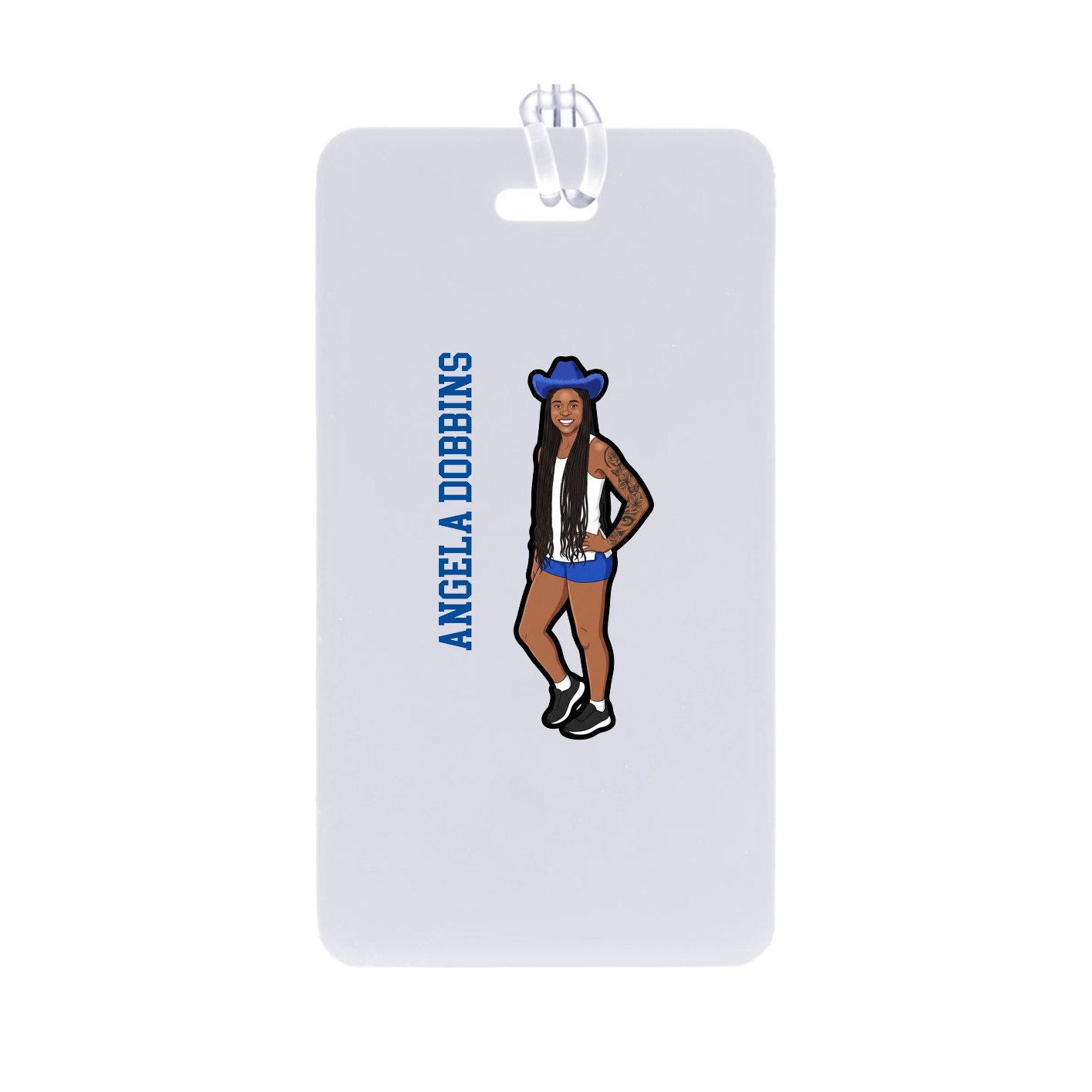 Bag Tag — Name Vertical in Classic