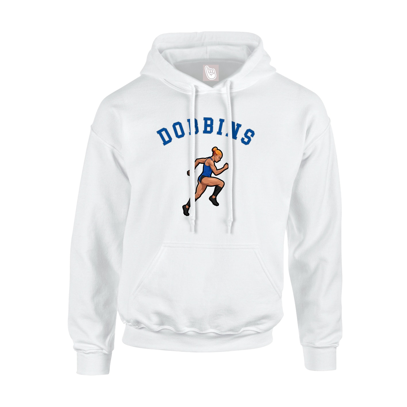 Youth Hoodie — Shirsey Arch in White