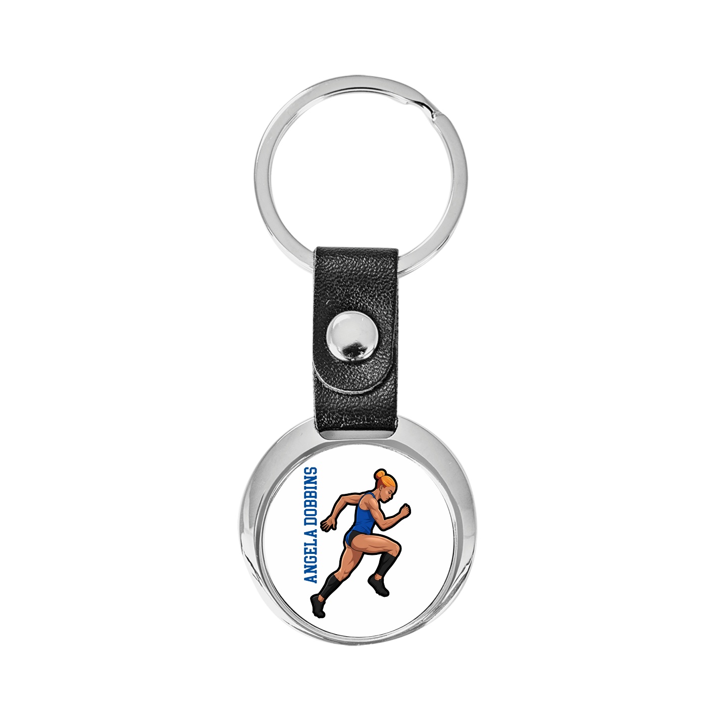 Key Chain — Name Vertical in Classic