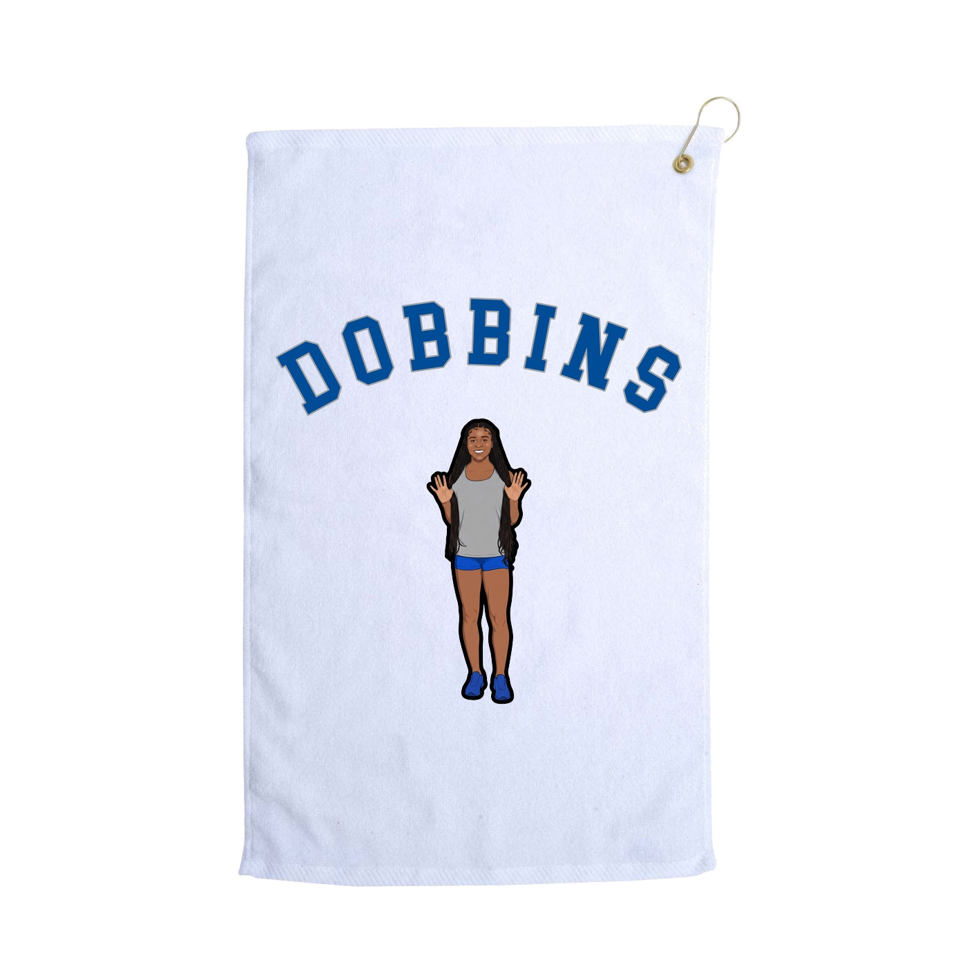 Golf Towel — Shirsey Arch in White