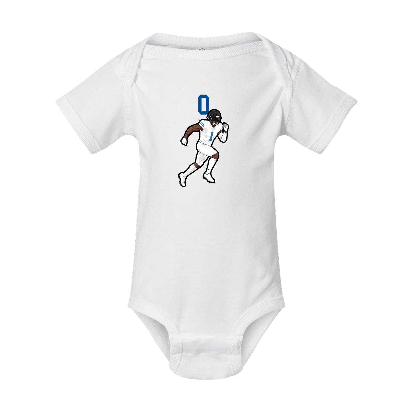 Baby Onesie — Number Top in White