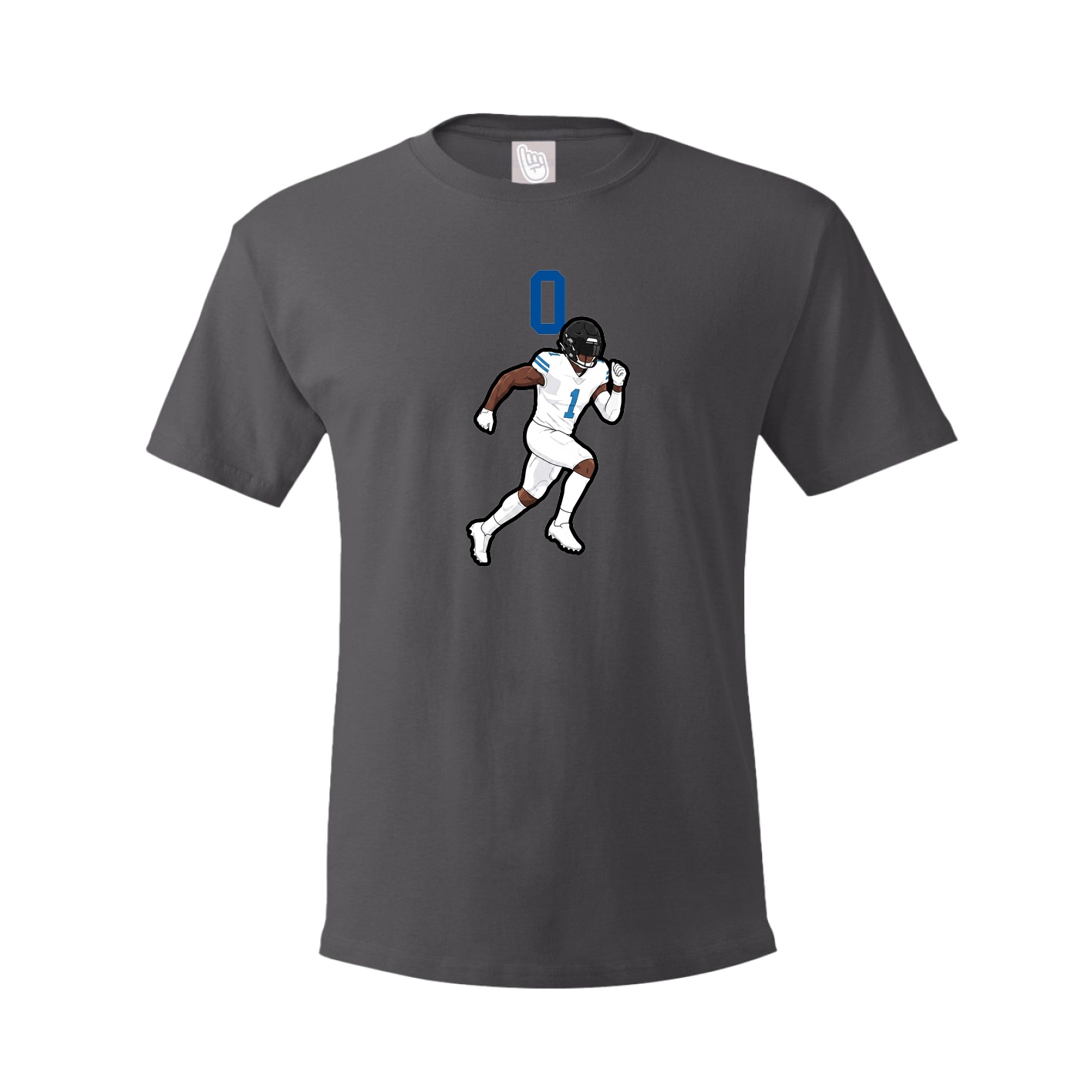 Tee — Number Top in Grey