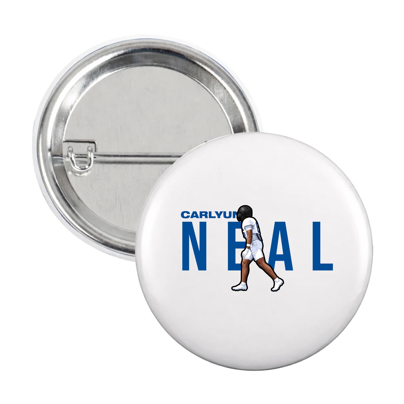 Game Day Button — Player Name in White