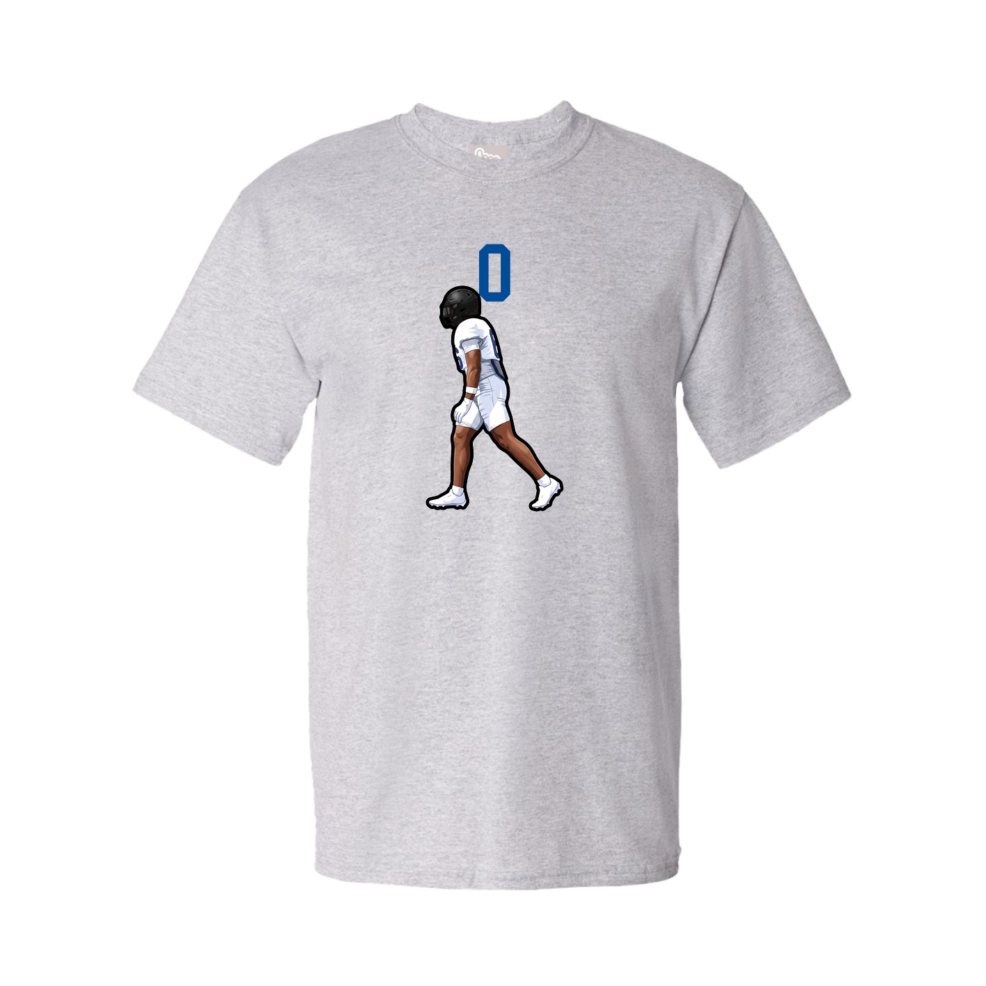 Youth Tee — Number Top in Grey