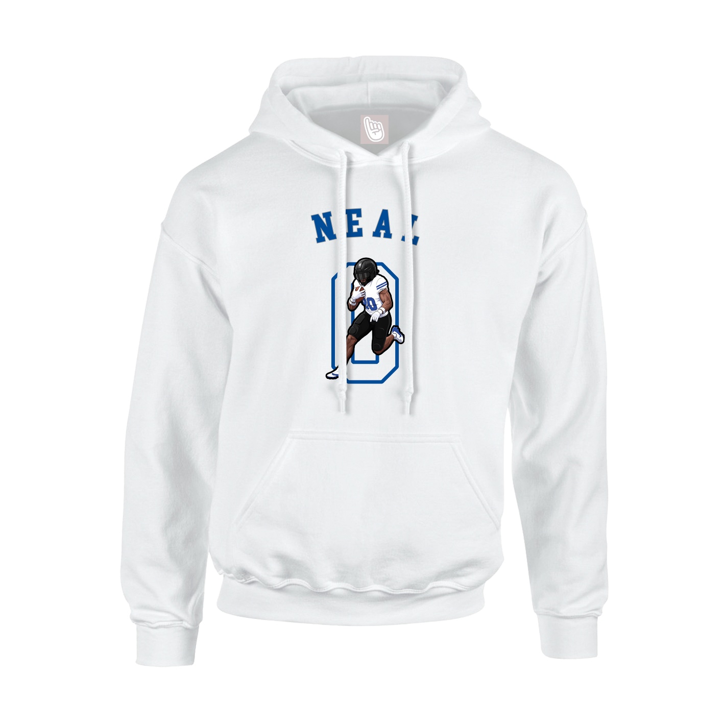 Hoodie — Shirsey Arch in White