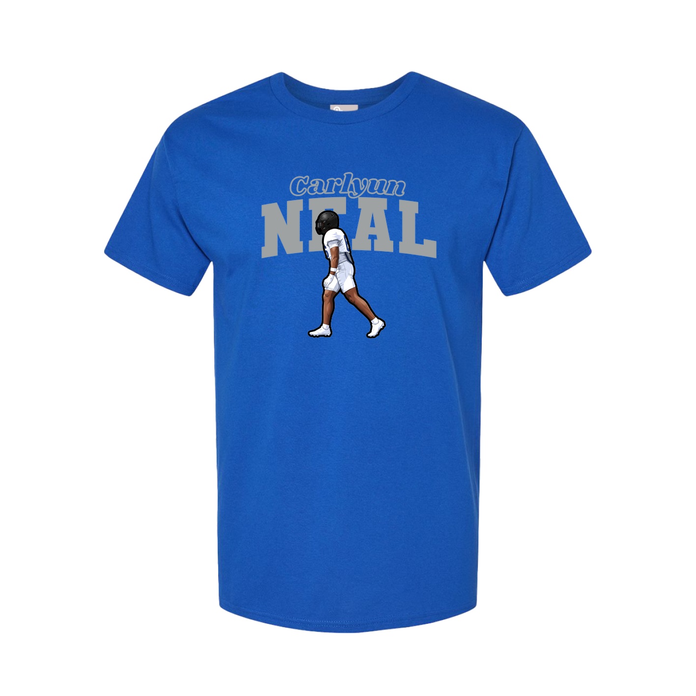Youth Tee — Name Arch in Royal