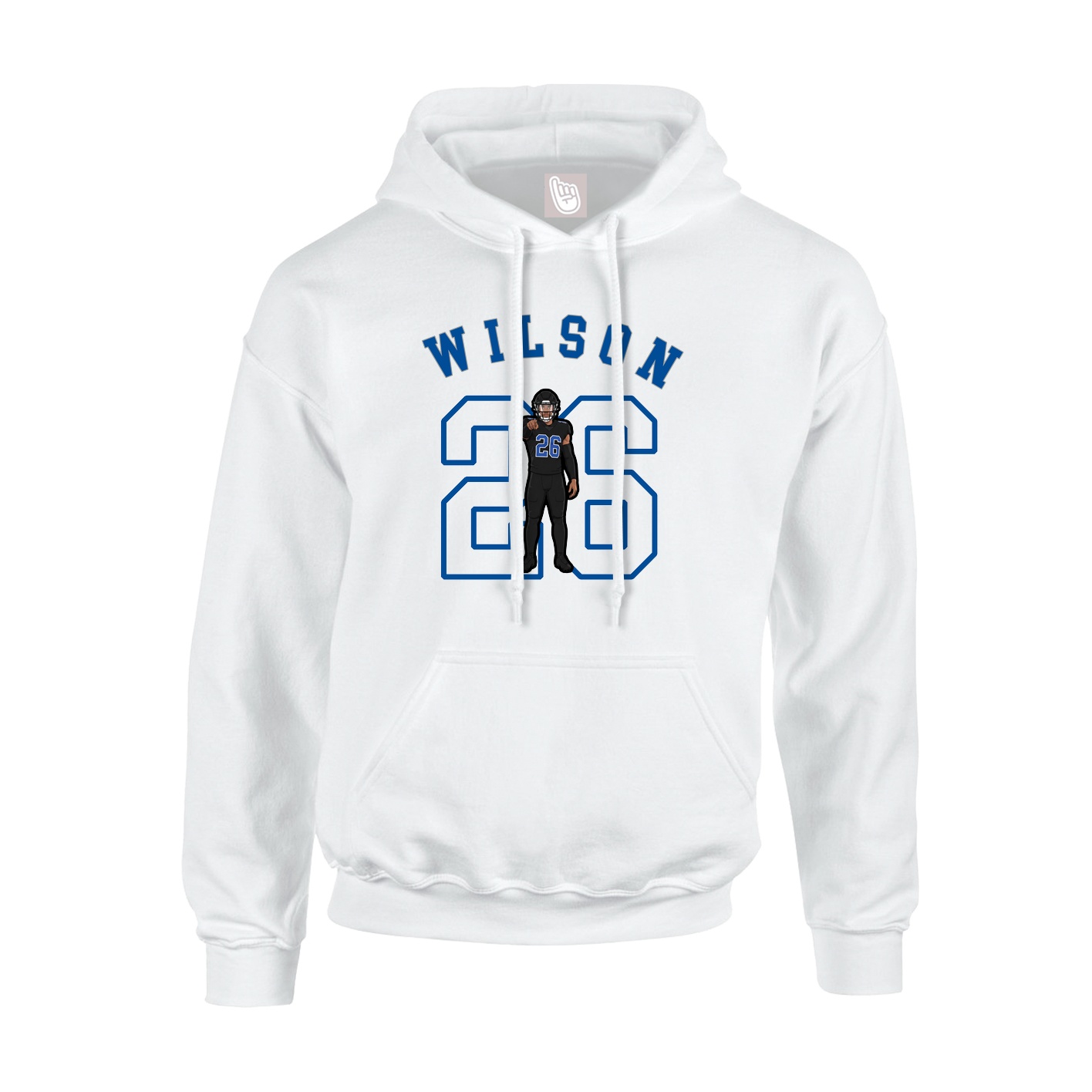 Hoodie — Shirsey Arch in White