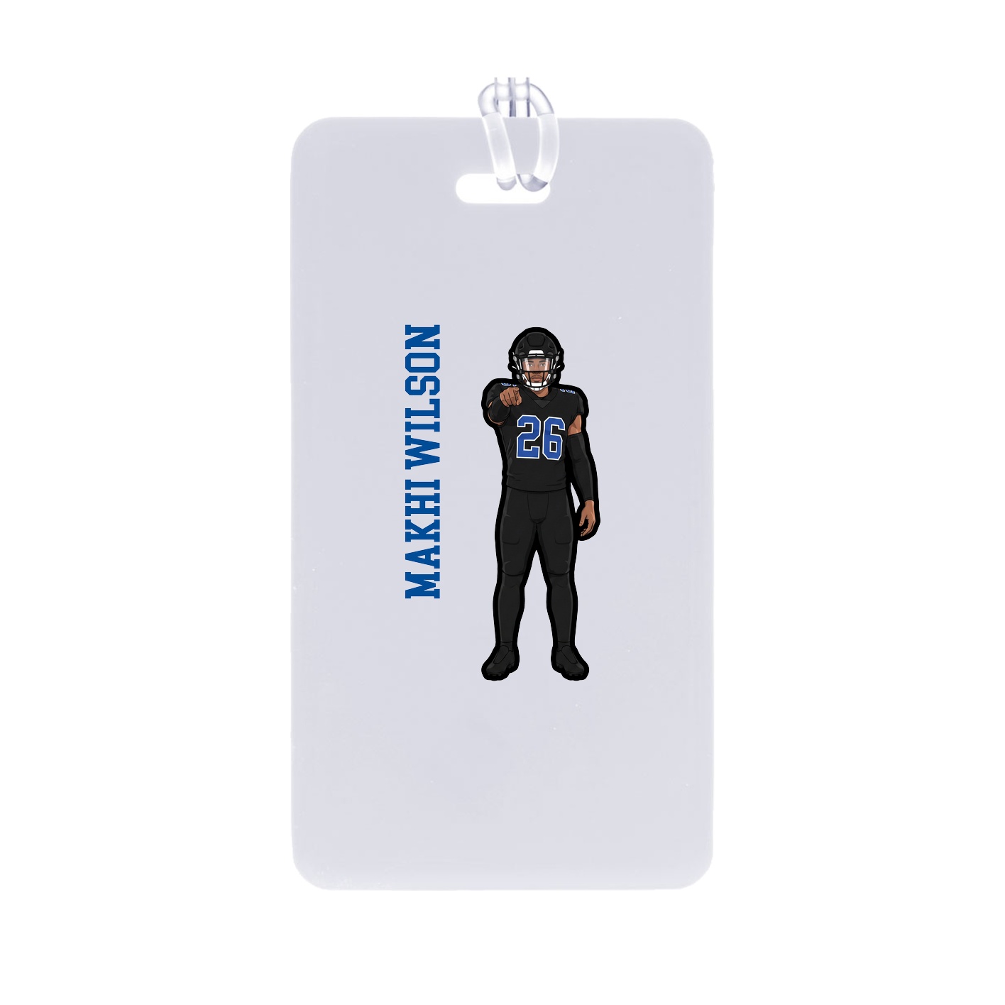 Bag Tag — Name Vertical in Classic