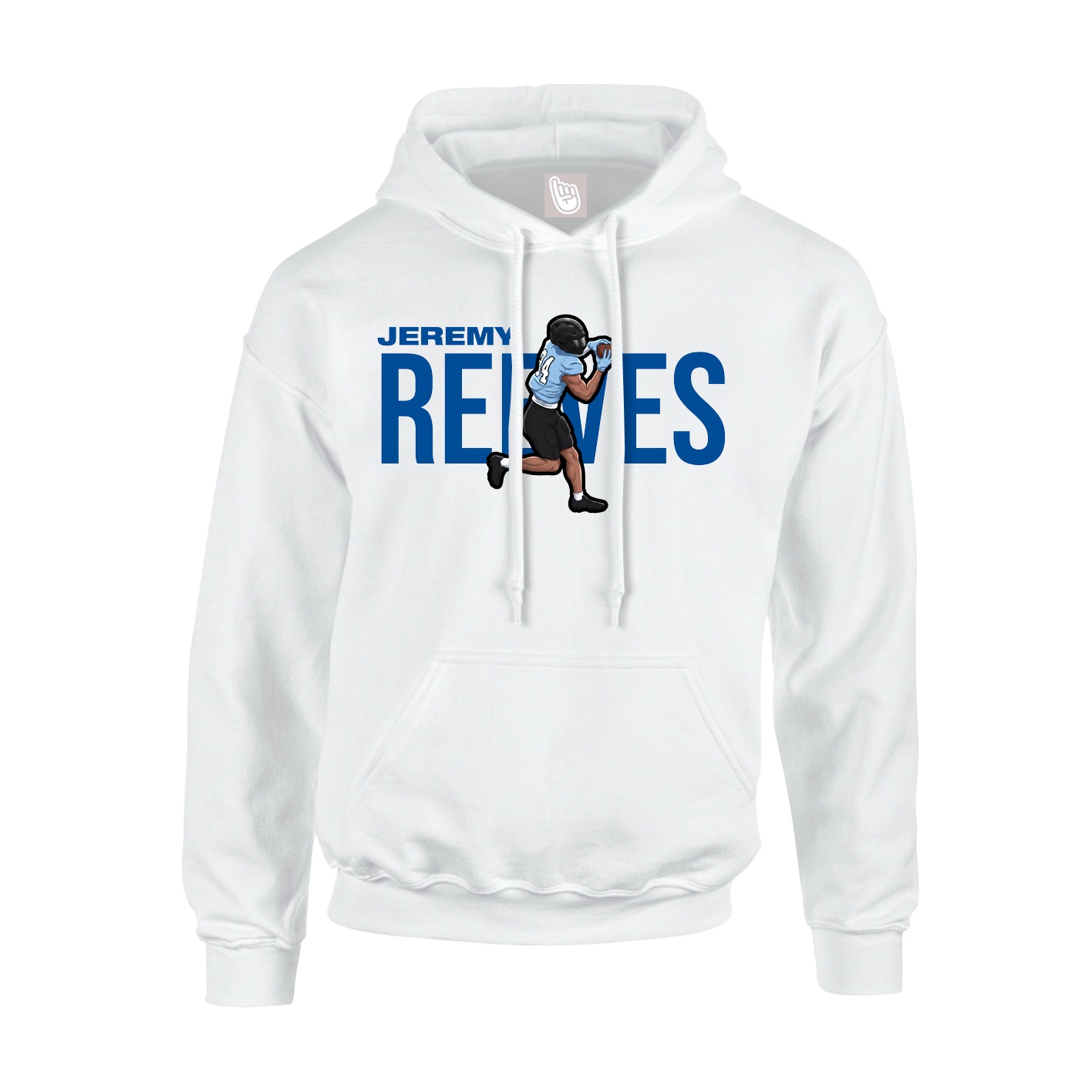 Hoodie — Player Name in White