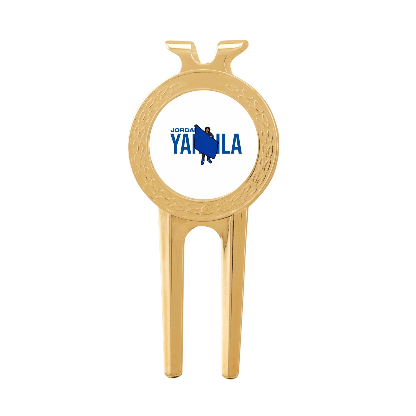 Divot Tool with Ball Marker — Player Name in Classic
