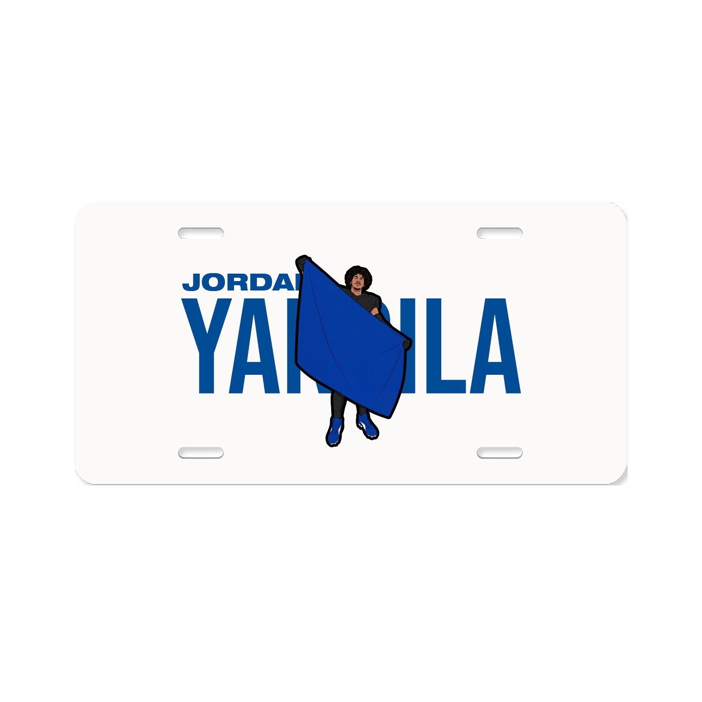 License Plate — Player Name in Classic