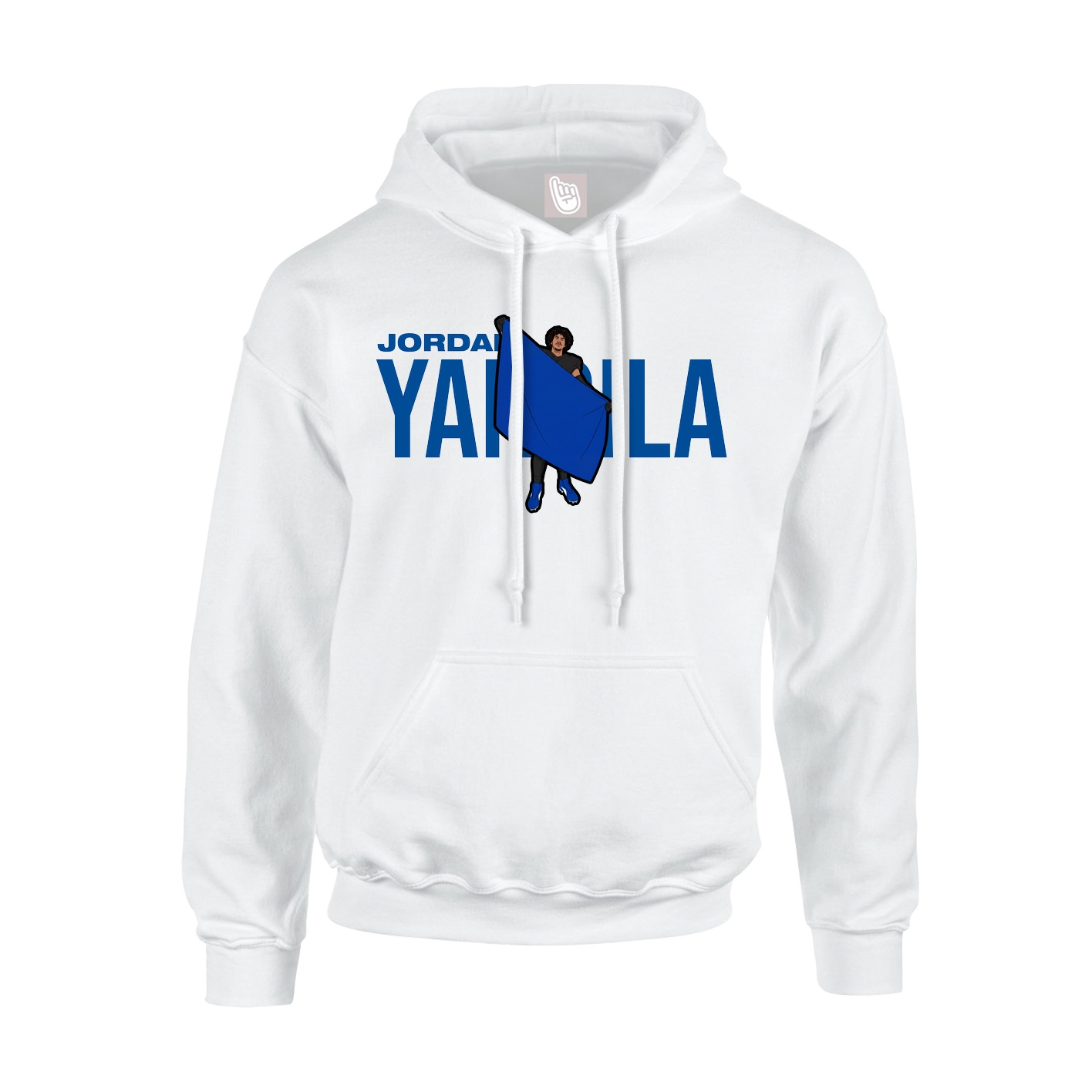 Youth Hoodie — Player Name in White