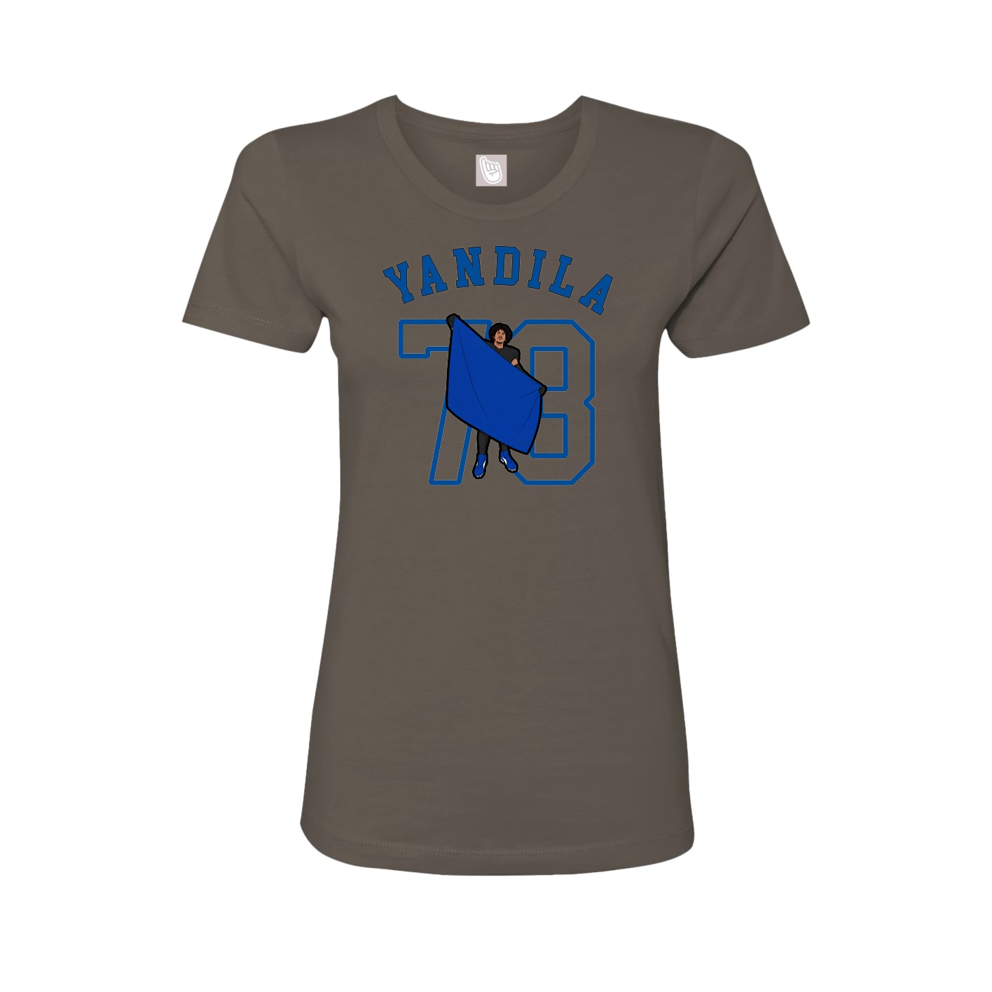 Fitted Women's Tee — Shirsey Arch in Grey